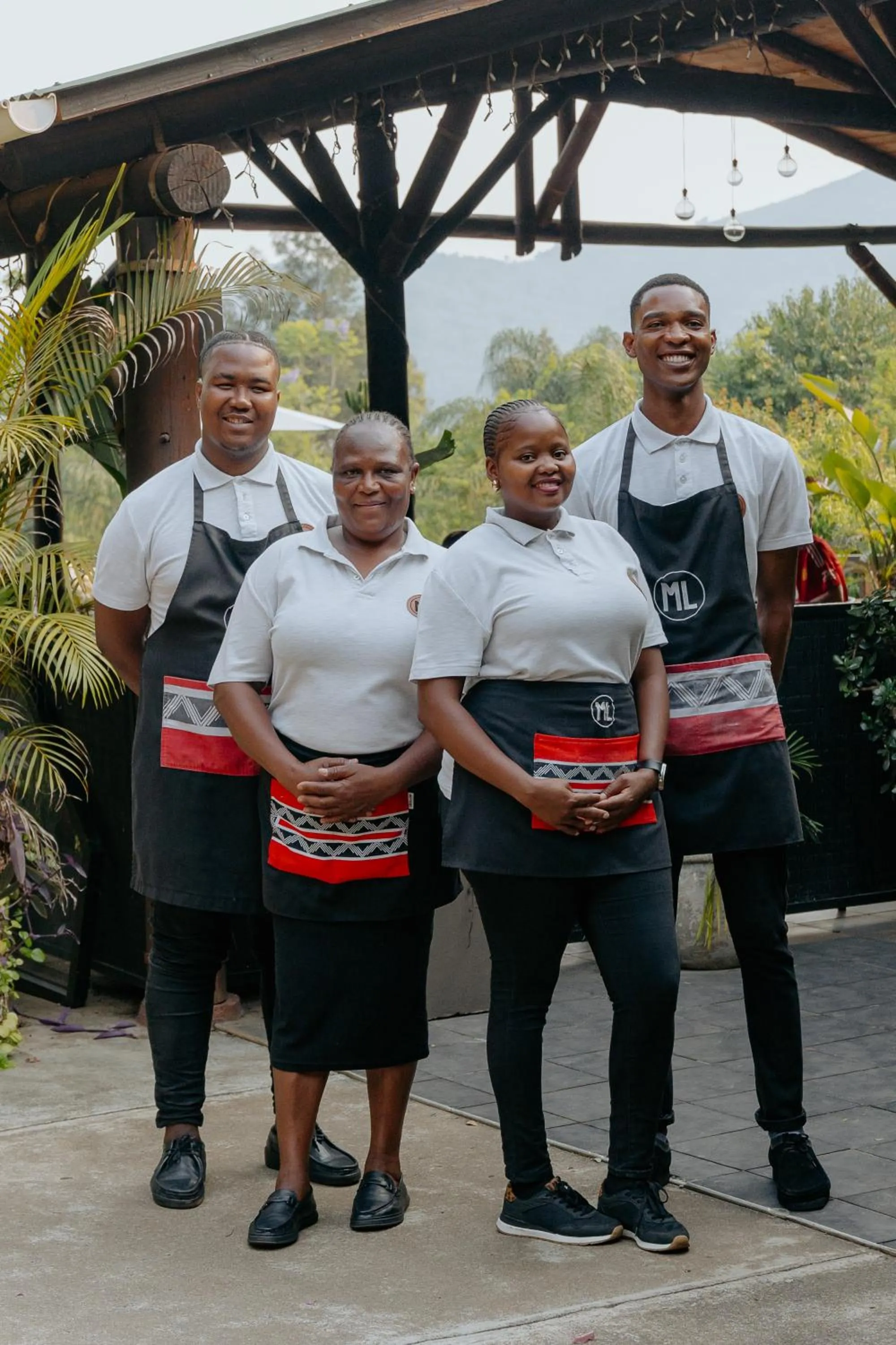 Staff in Mantenga Lodge