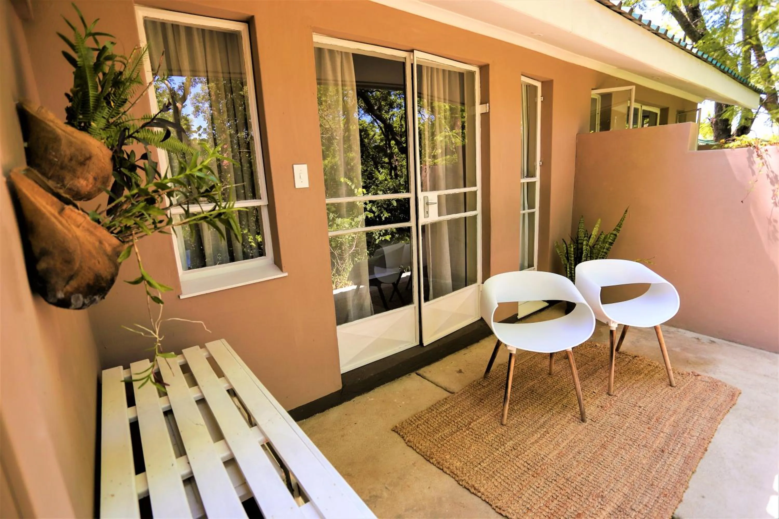 Balcony/Terrace in Mantenga Lodge