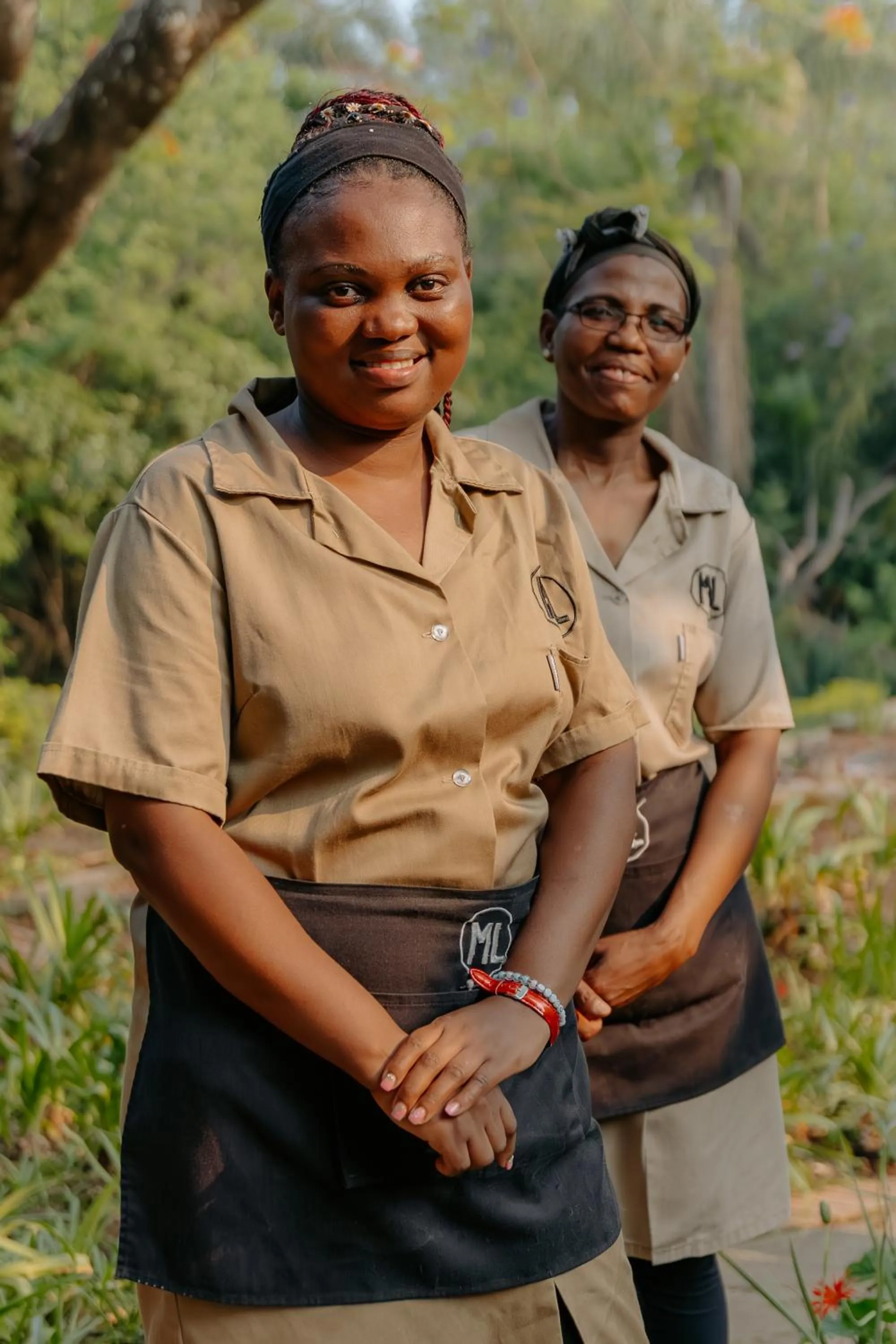 Staff in Mantenga Lodge