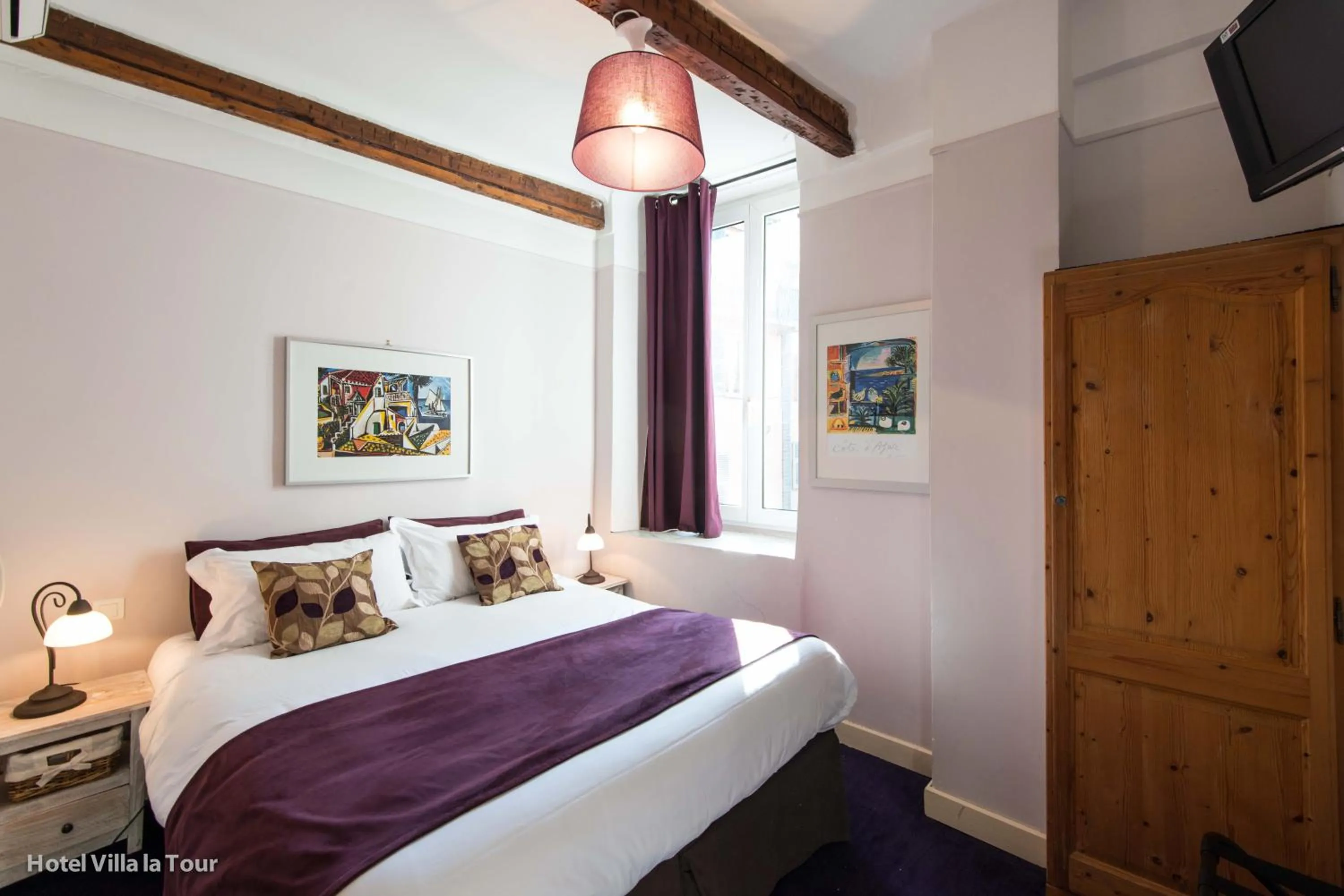 Bird's eye view, Bed in Hotel Villa La Tour