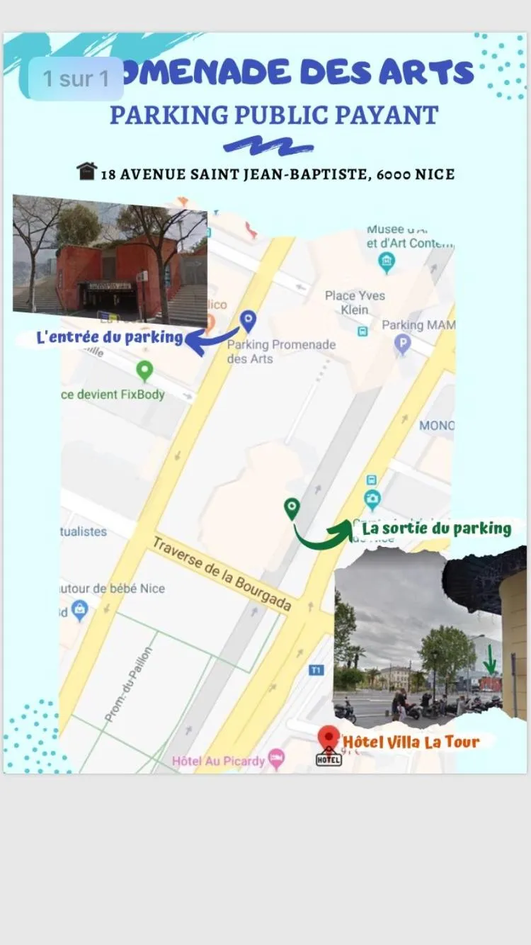 Bird's eye view in Hotel Villa La Tour