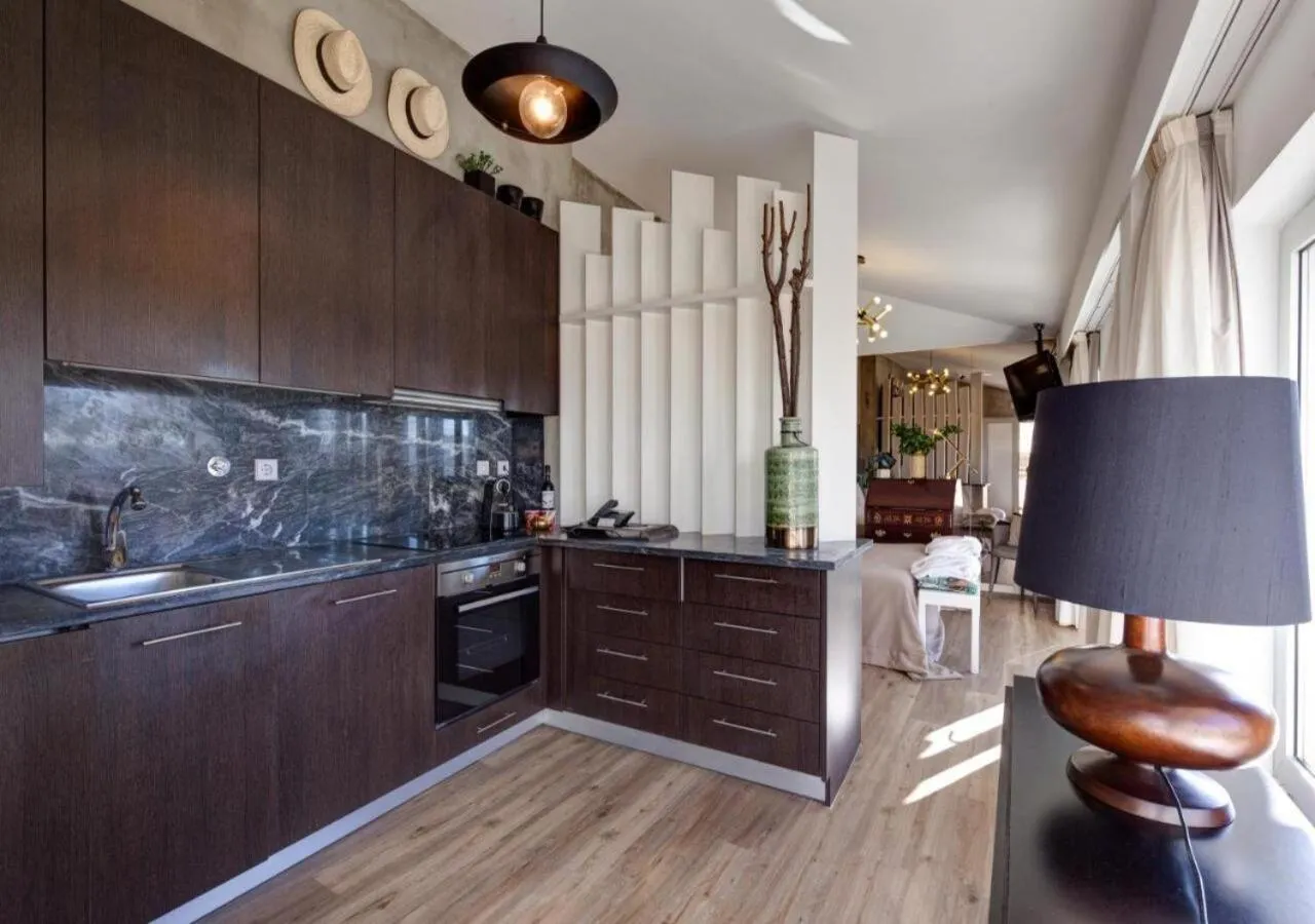 Kitchen or kitchenette in Oca Vitoria Village