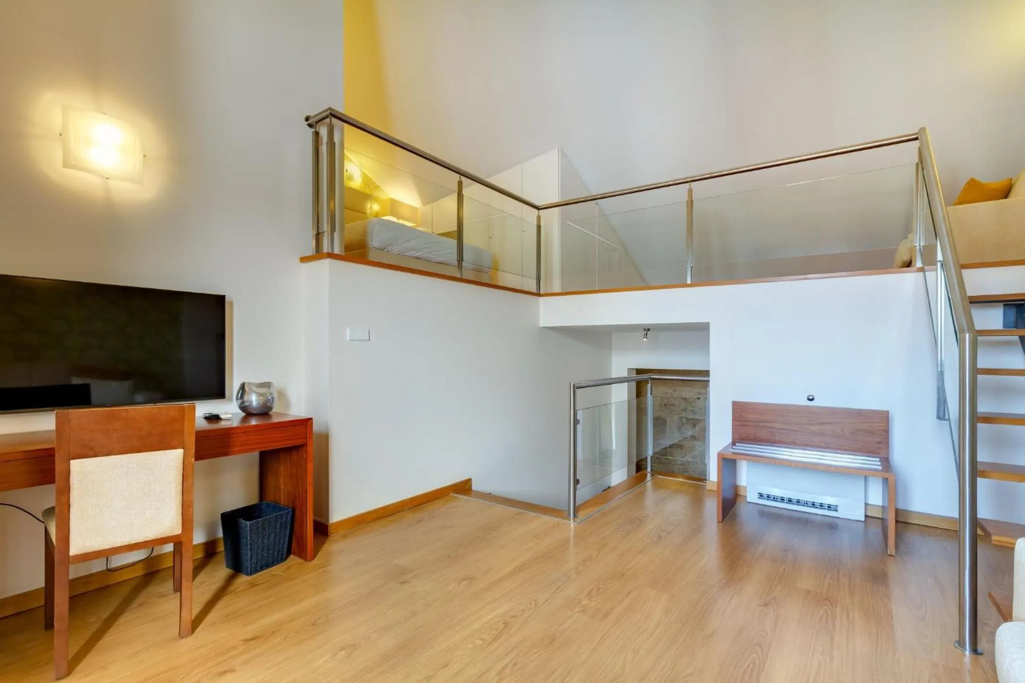 Living room, Bed in Oca Vitoria Village