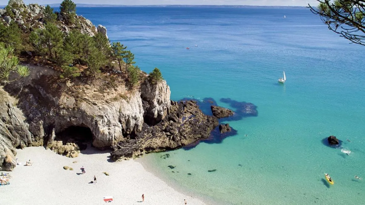 Natural landscape in Les Pierres Bleues