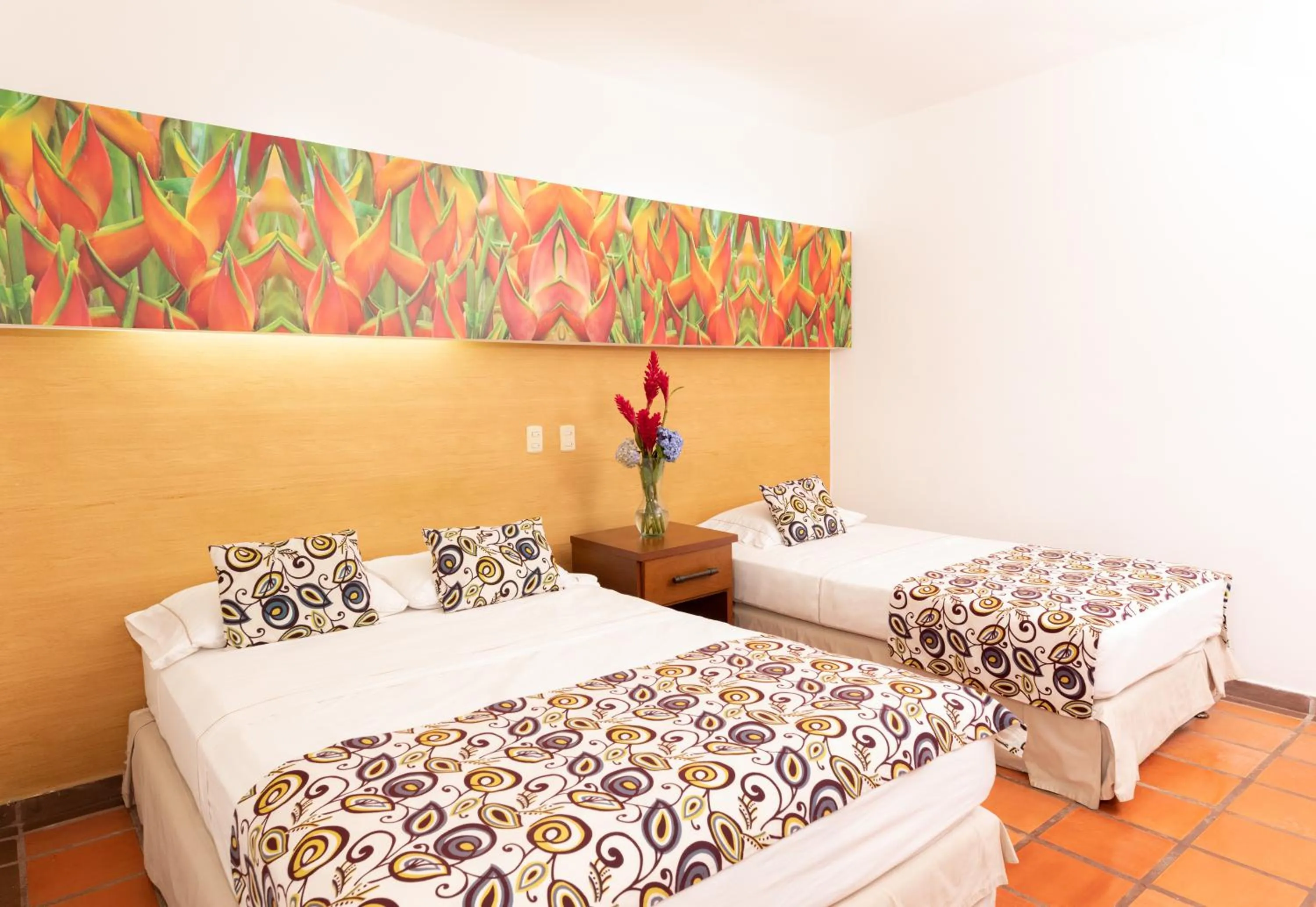 Bed in Hotel Eden Parque del Cafe