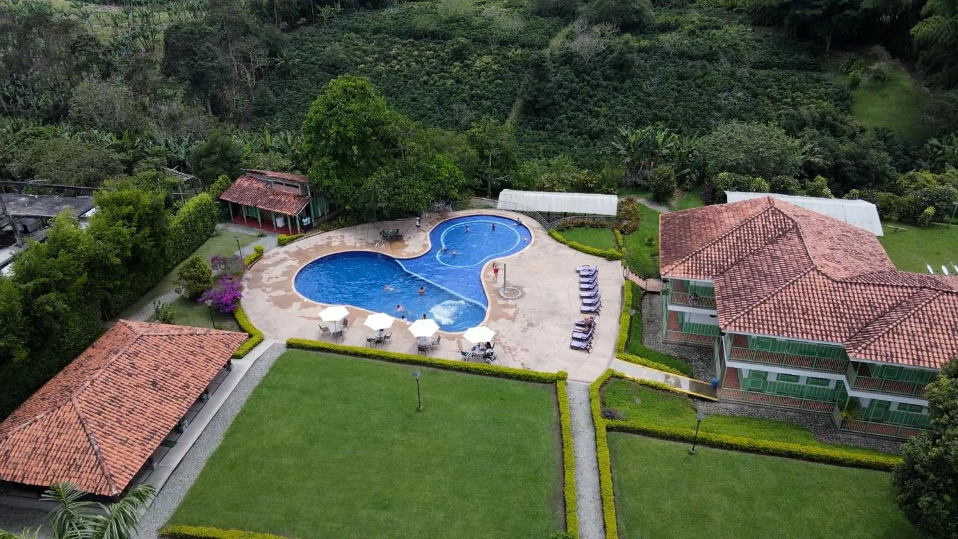 Bird's eye view in Hotel Eden Parque del Cafe