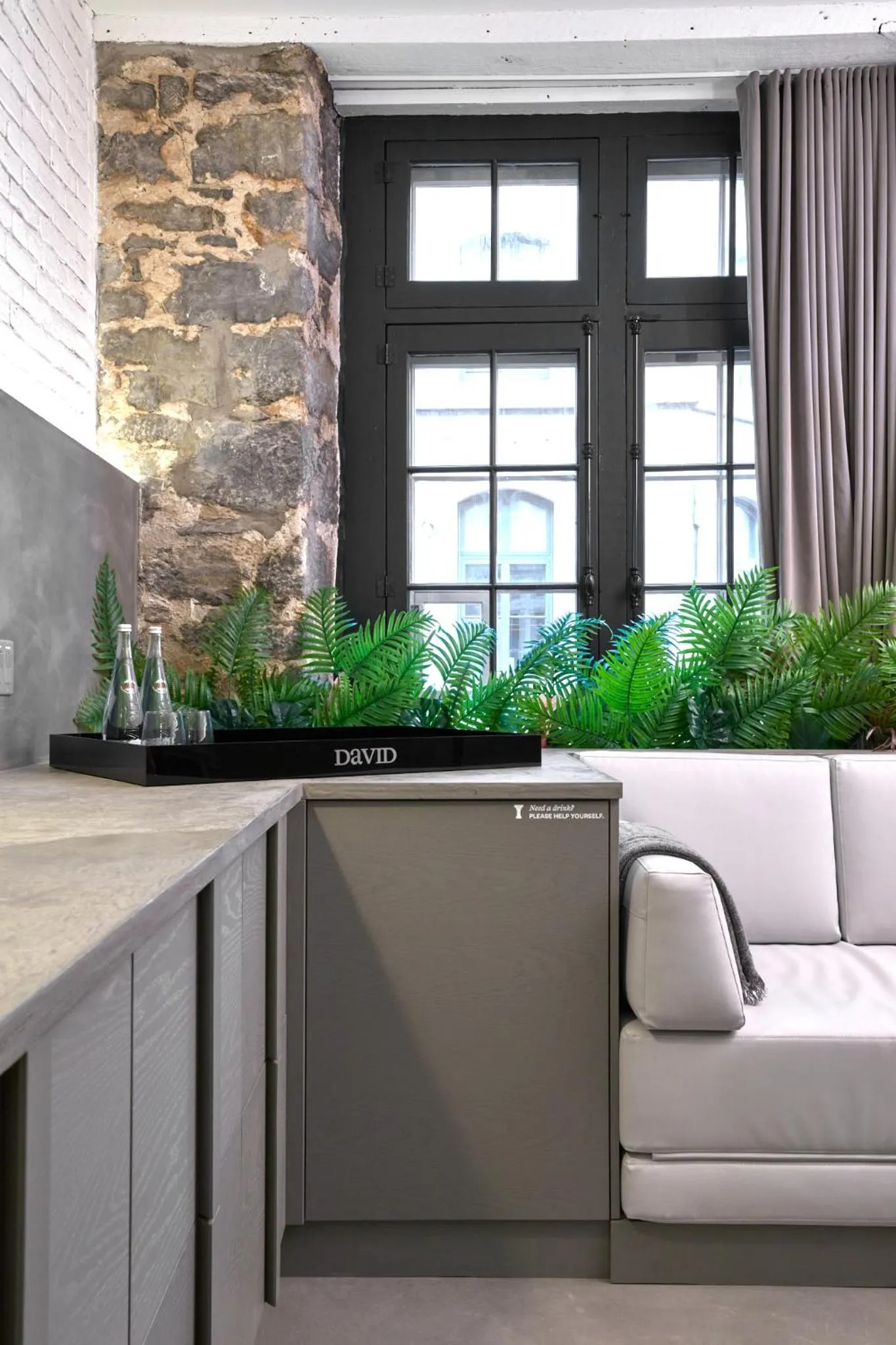 Kitchen or kitchenette in David Hotel