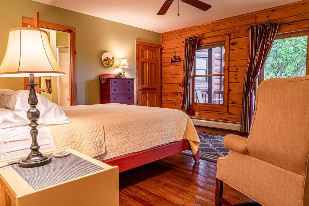 Bed in Point Au Roche Lodge