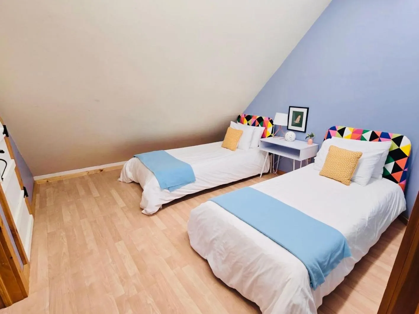 Bed in Point Au Roche Lodge