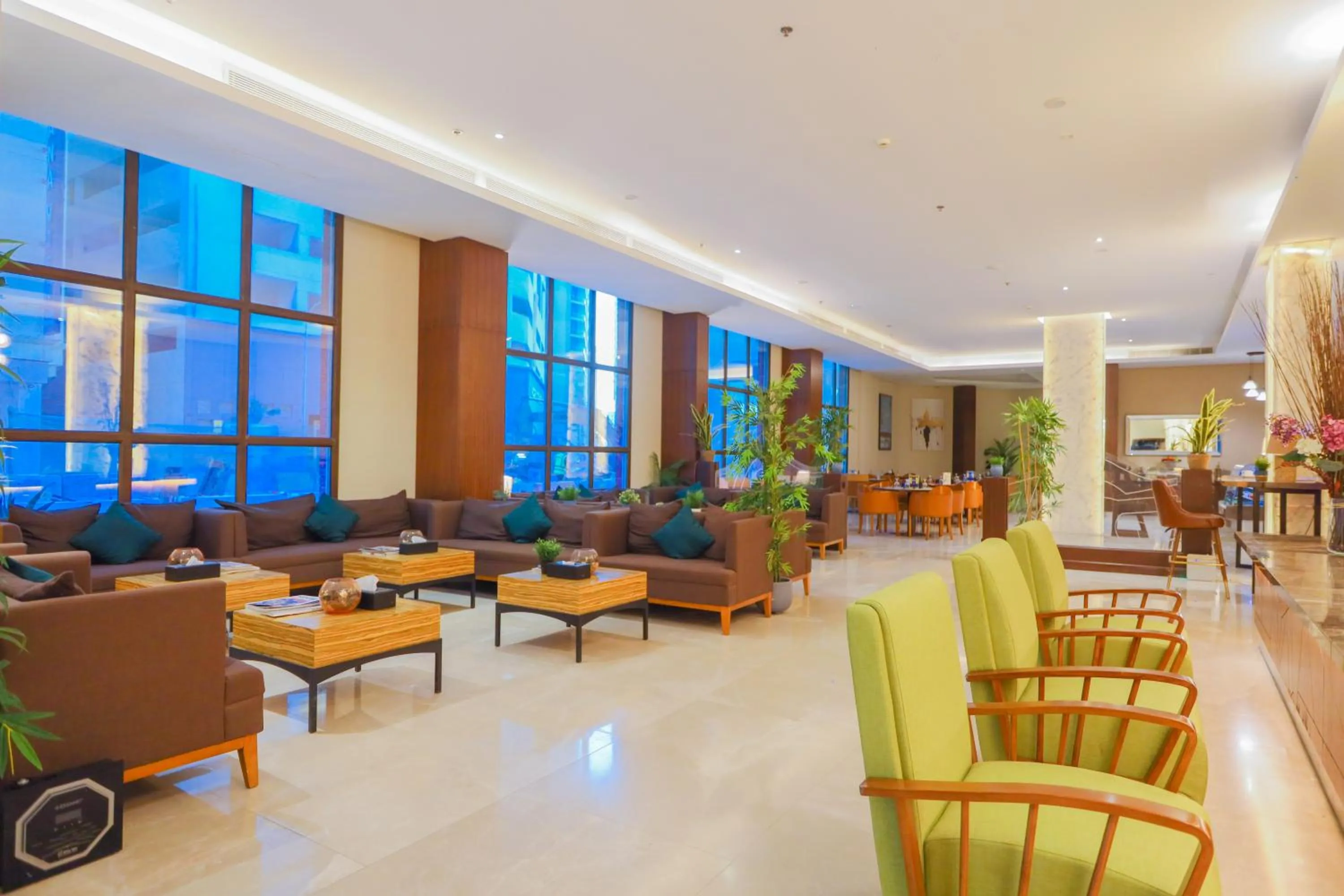 Lobby or reception in Ramee Palace Hotel