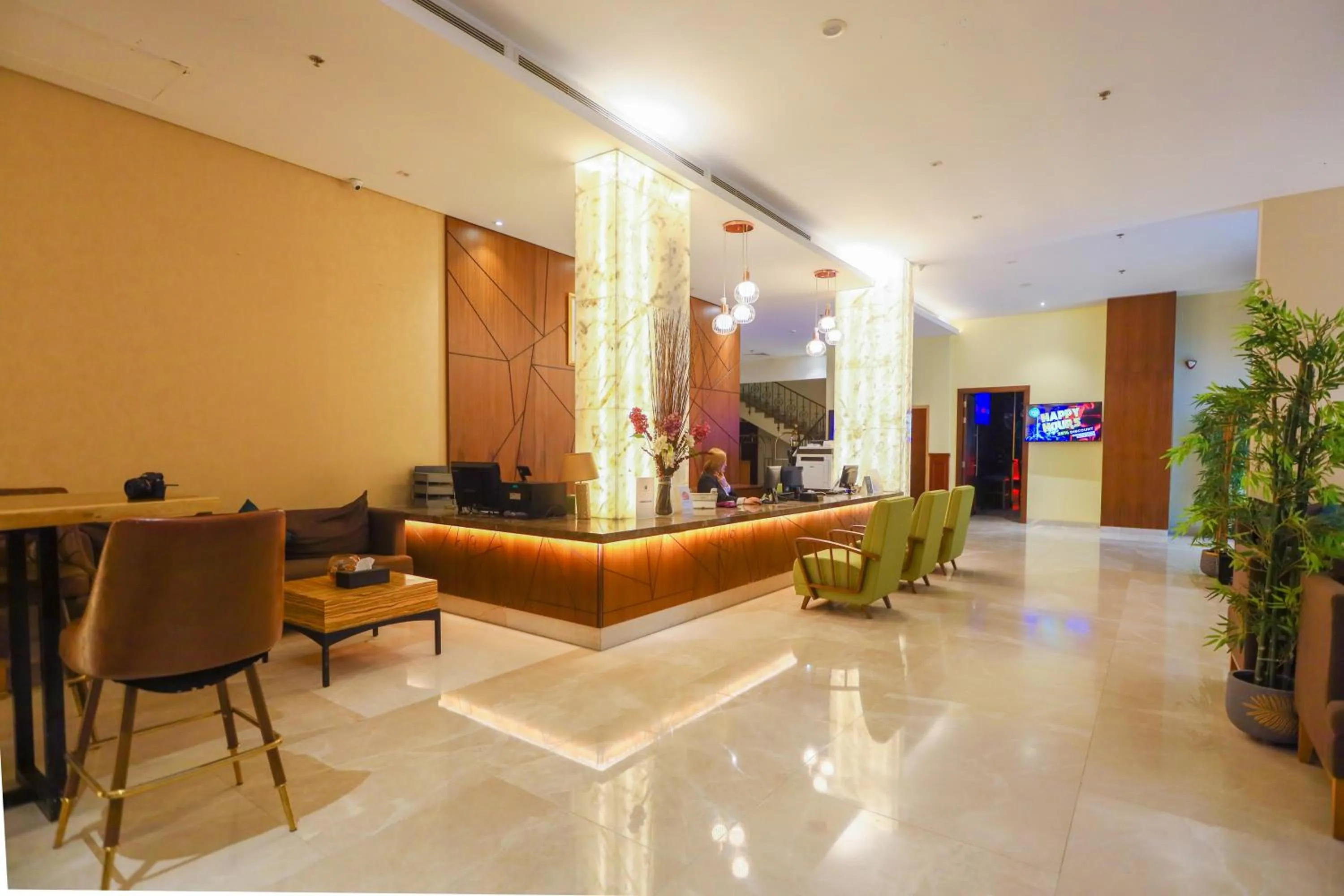 Lobby or reception in Ramee Palace Hotel