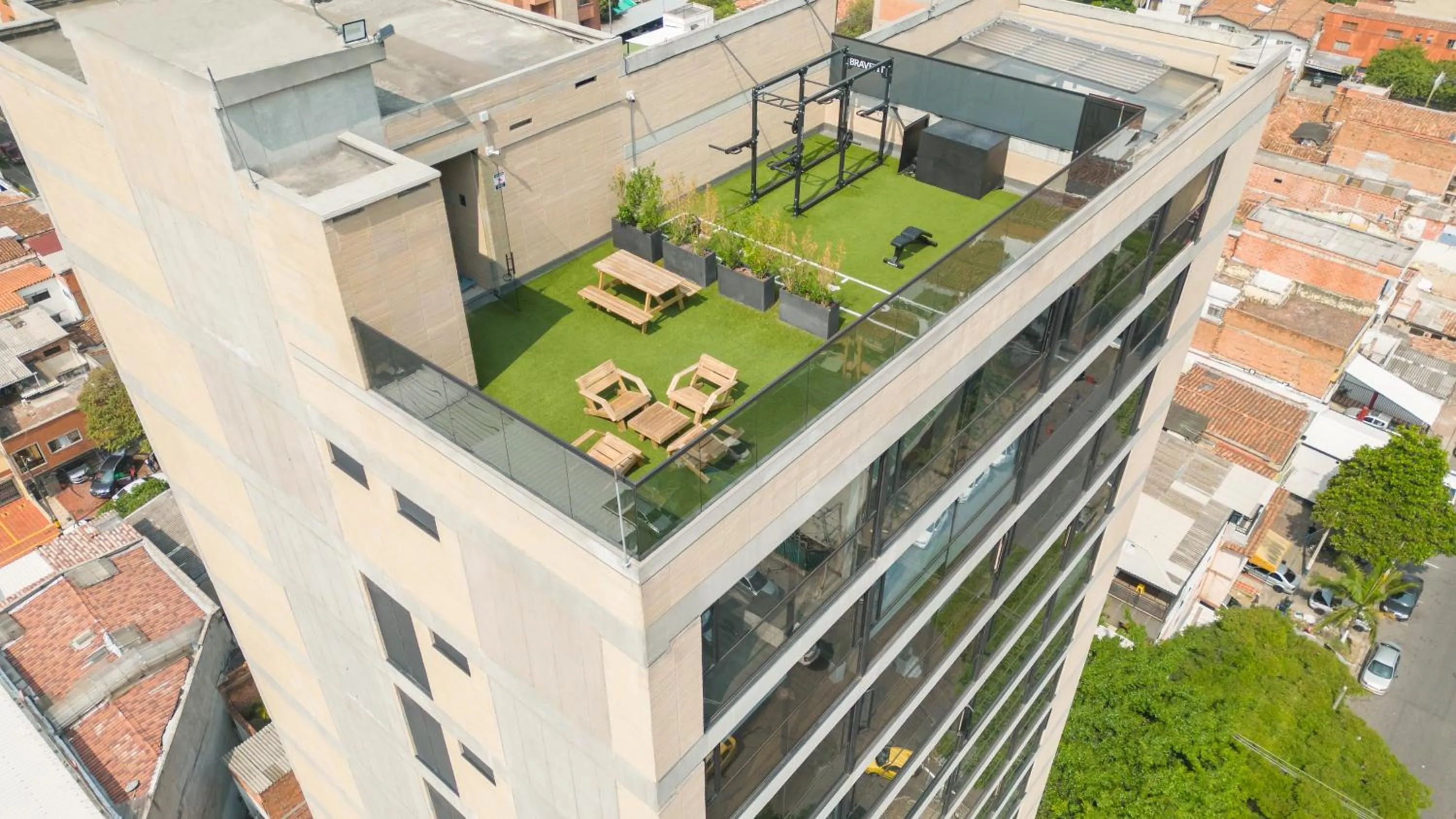 Bird's eye view in Loft 43