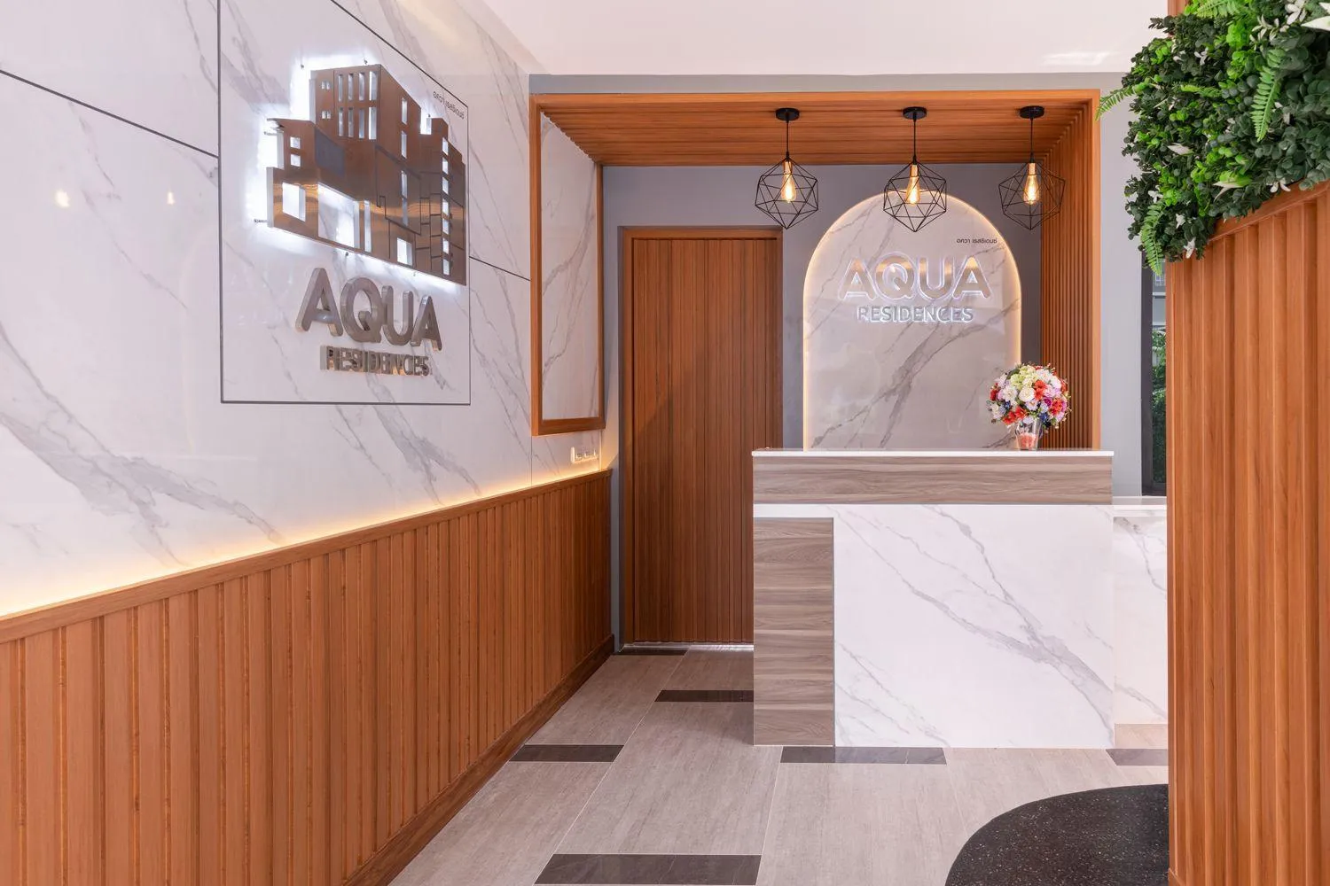 Property building in Aqua Residences อควา เรสซิเดนซ์ ห้องพักใหม่ให้เช่า ติดรถไฟฟ้าสถานีวุฒากาศ