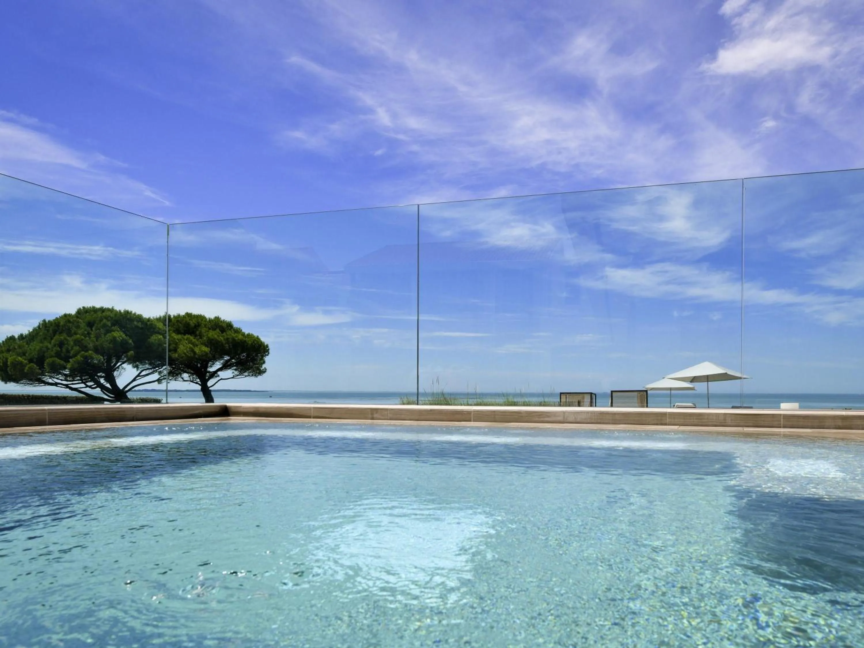 Pool view in La Grande Terrasse Hotel & Spa La Rochelle - MGallery Collection