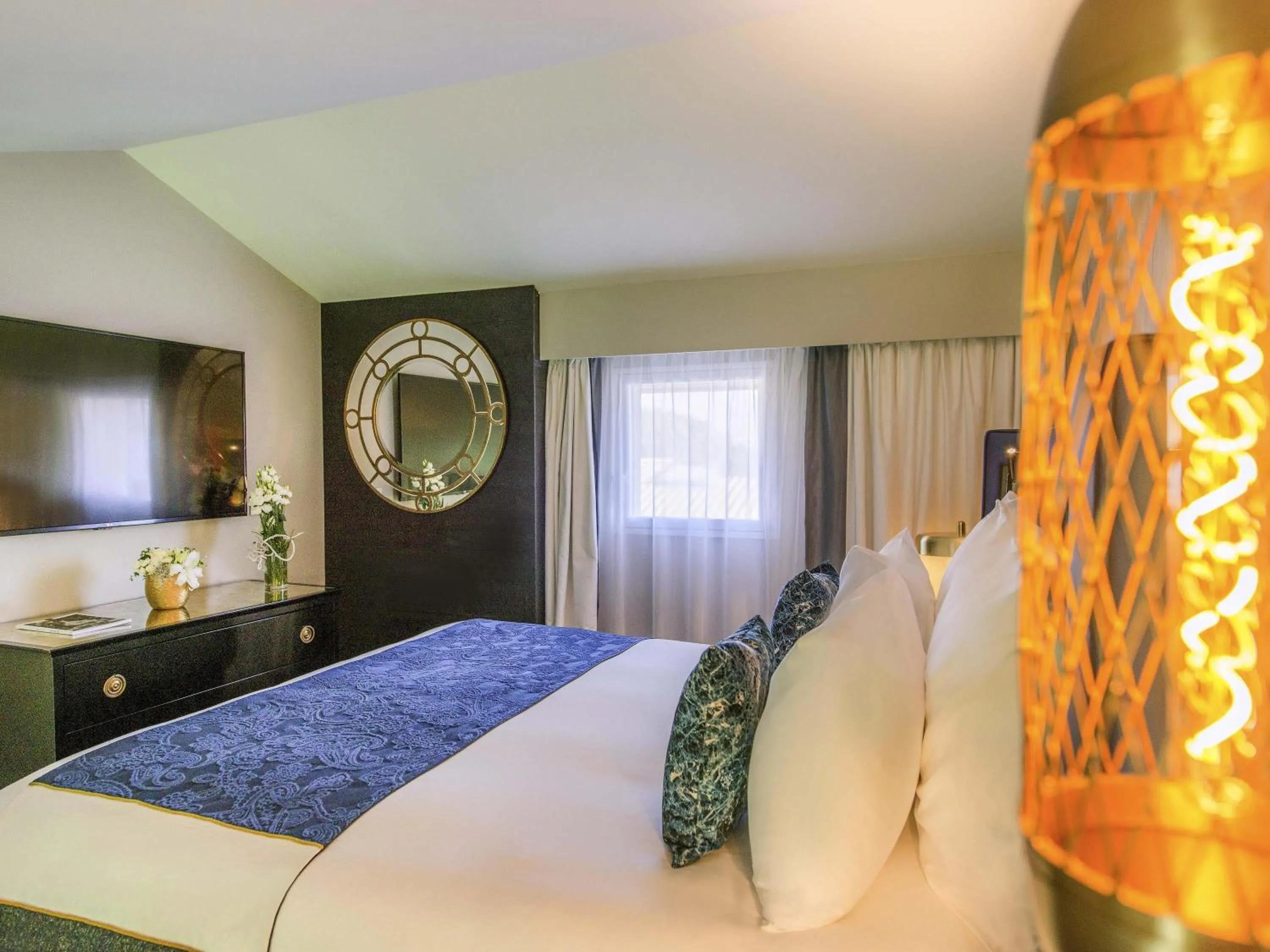 Bedroom, Bed in La Grande Terrasse Hotel & Spa La Rochelle - MGallery Collection