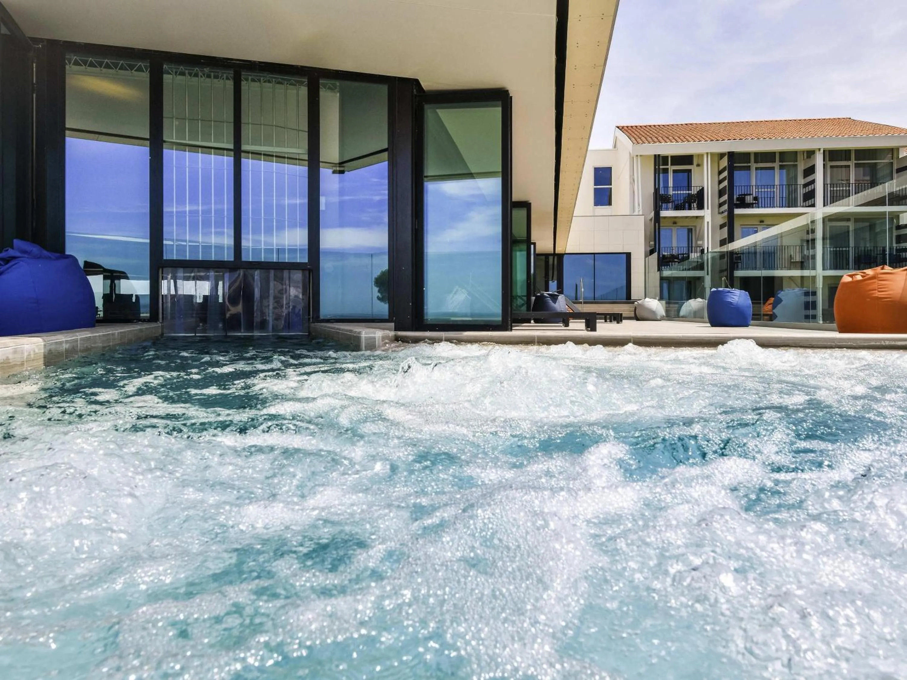 Pool view in La Grande Terrasse Hotel & Spa La Rochelle - MGallery Collection