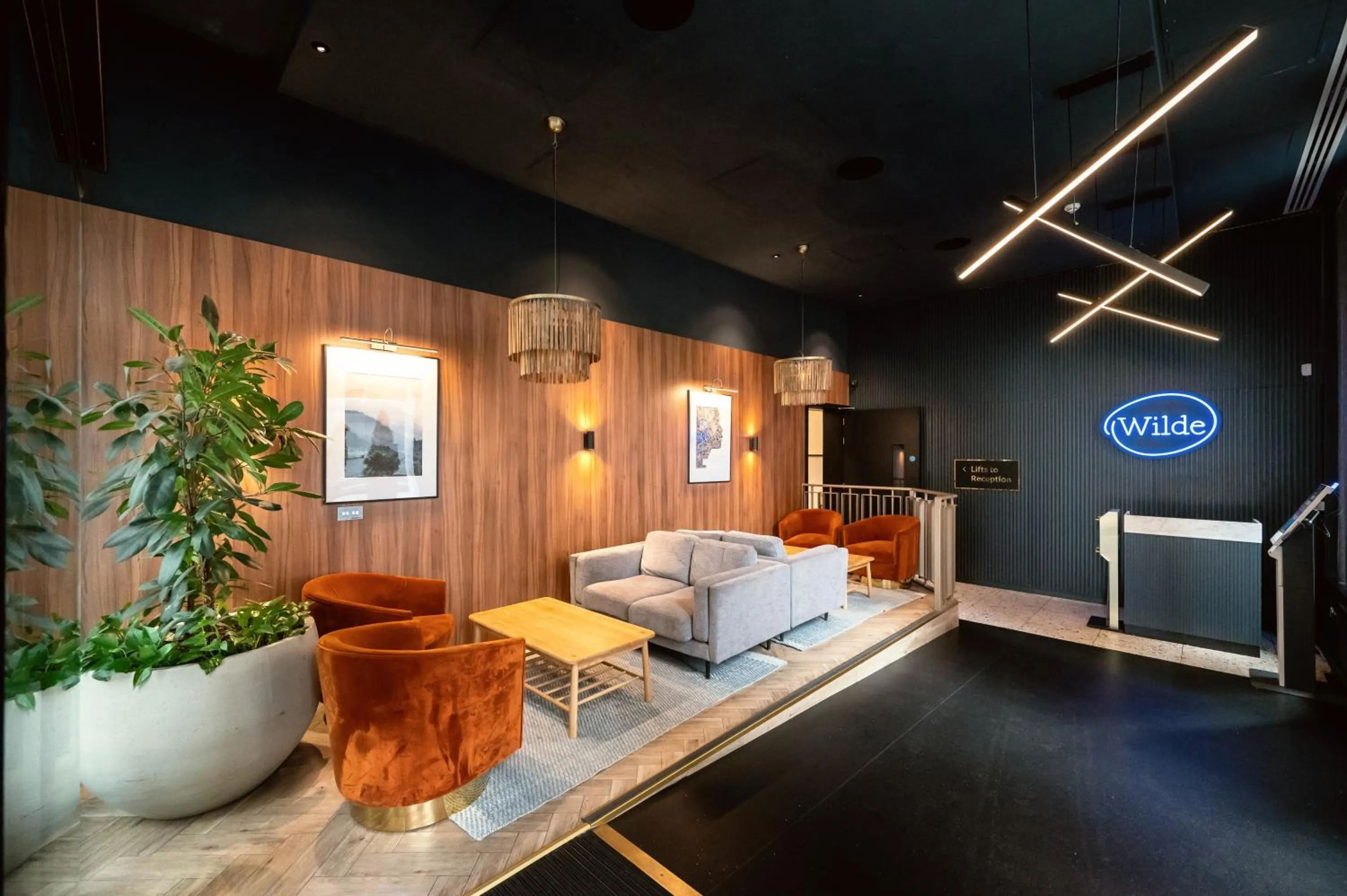 Lobby or reception in Wilde Aparthotels Manchester City Centre