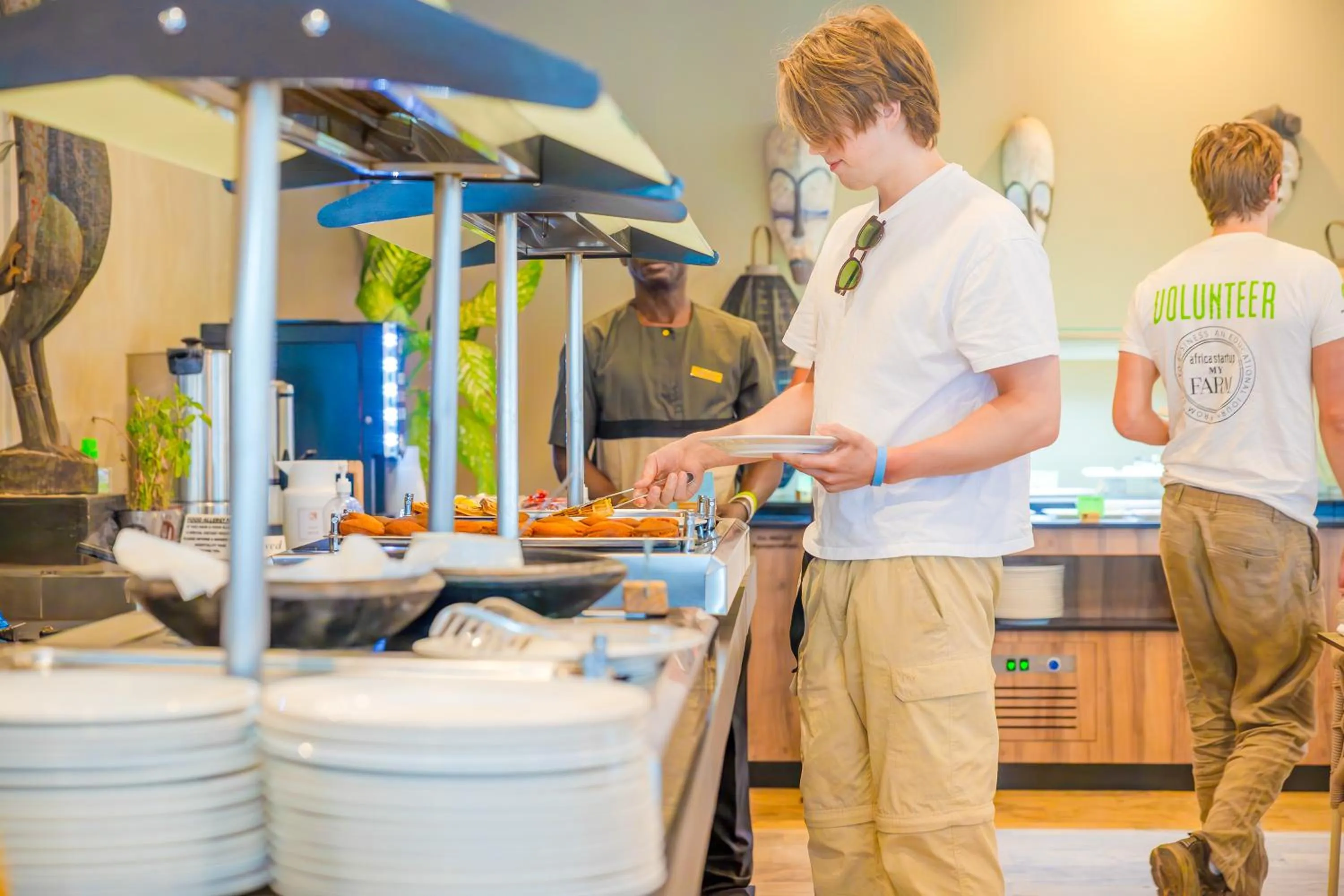 Lunch in Kombo Beach Resort