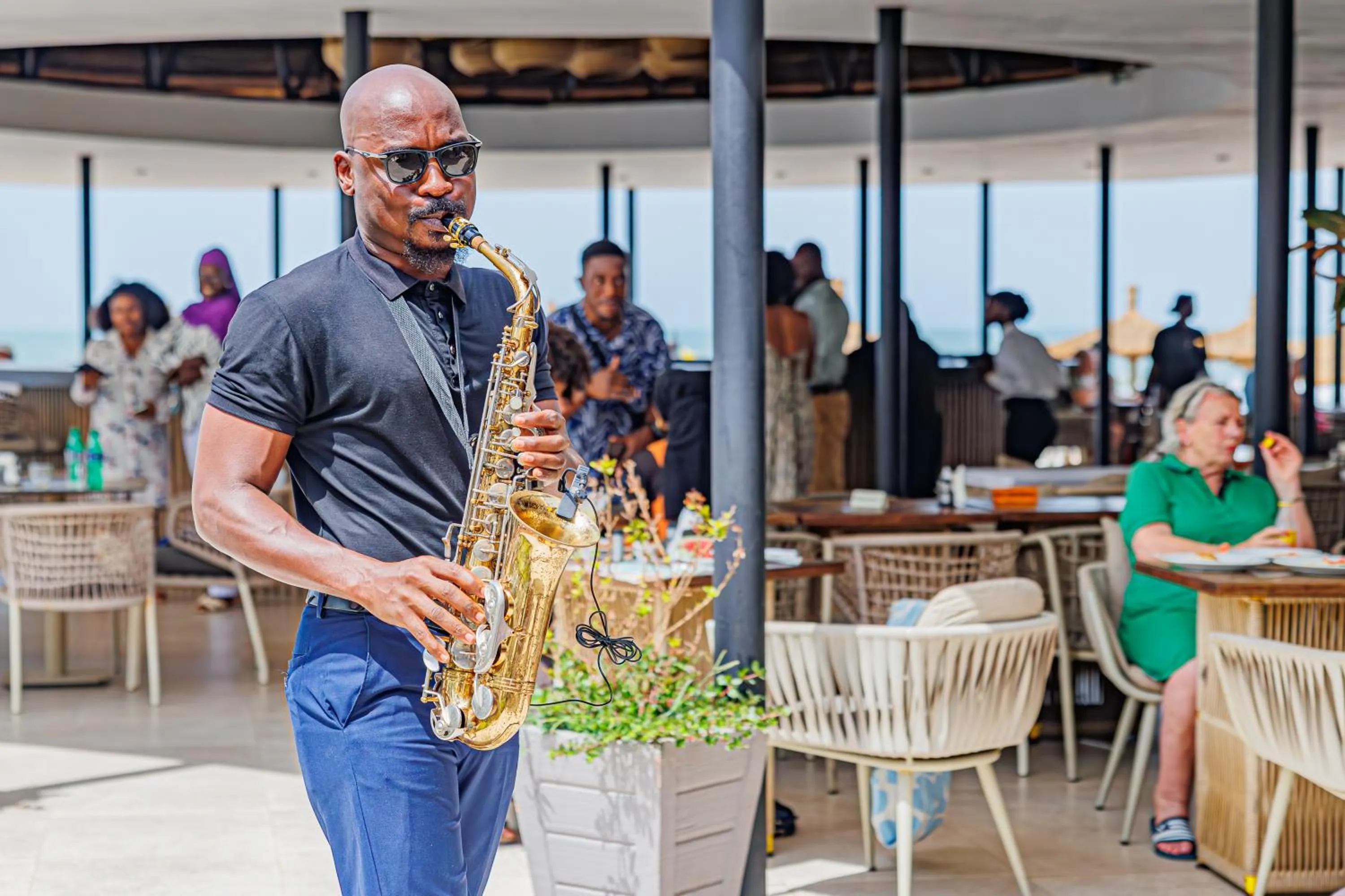 Evening entertainment in Kombo Beach Resort