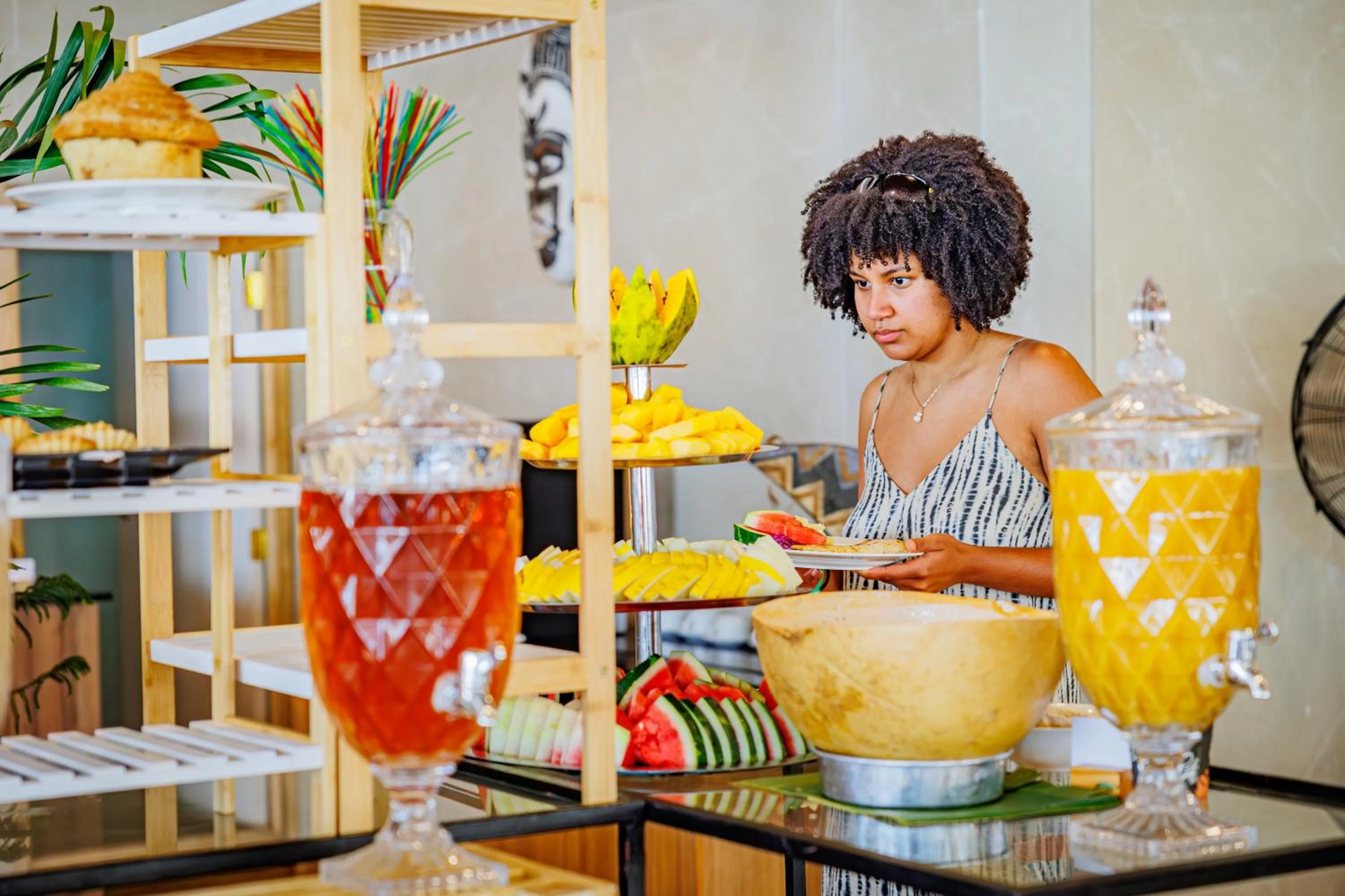 Food and drinks in Kombo Beach Resort