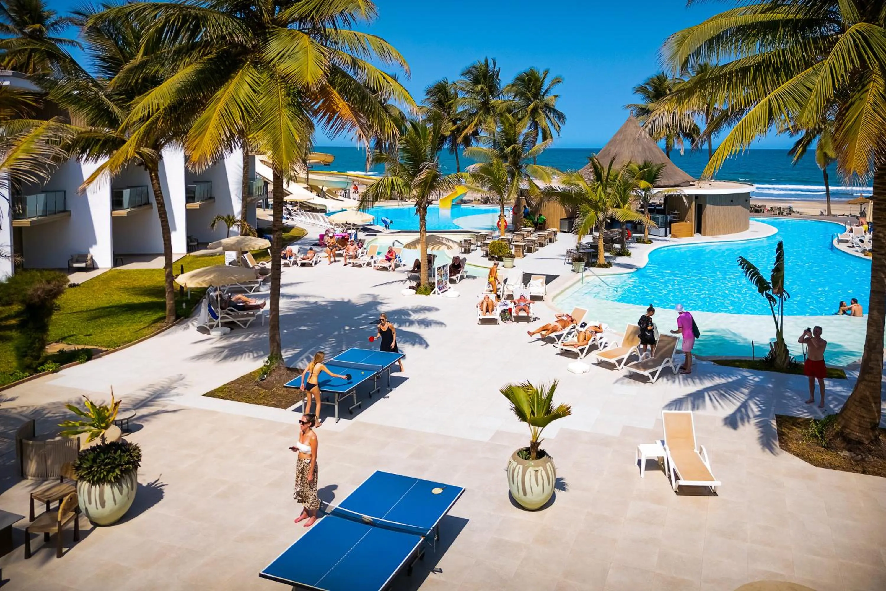 People in Kombo Beach Resort