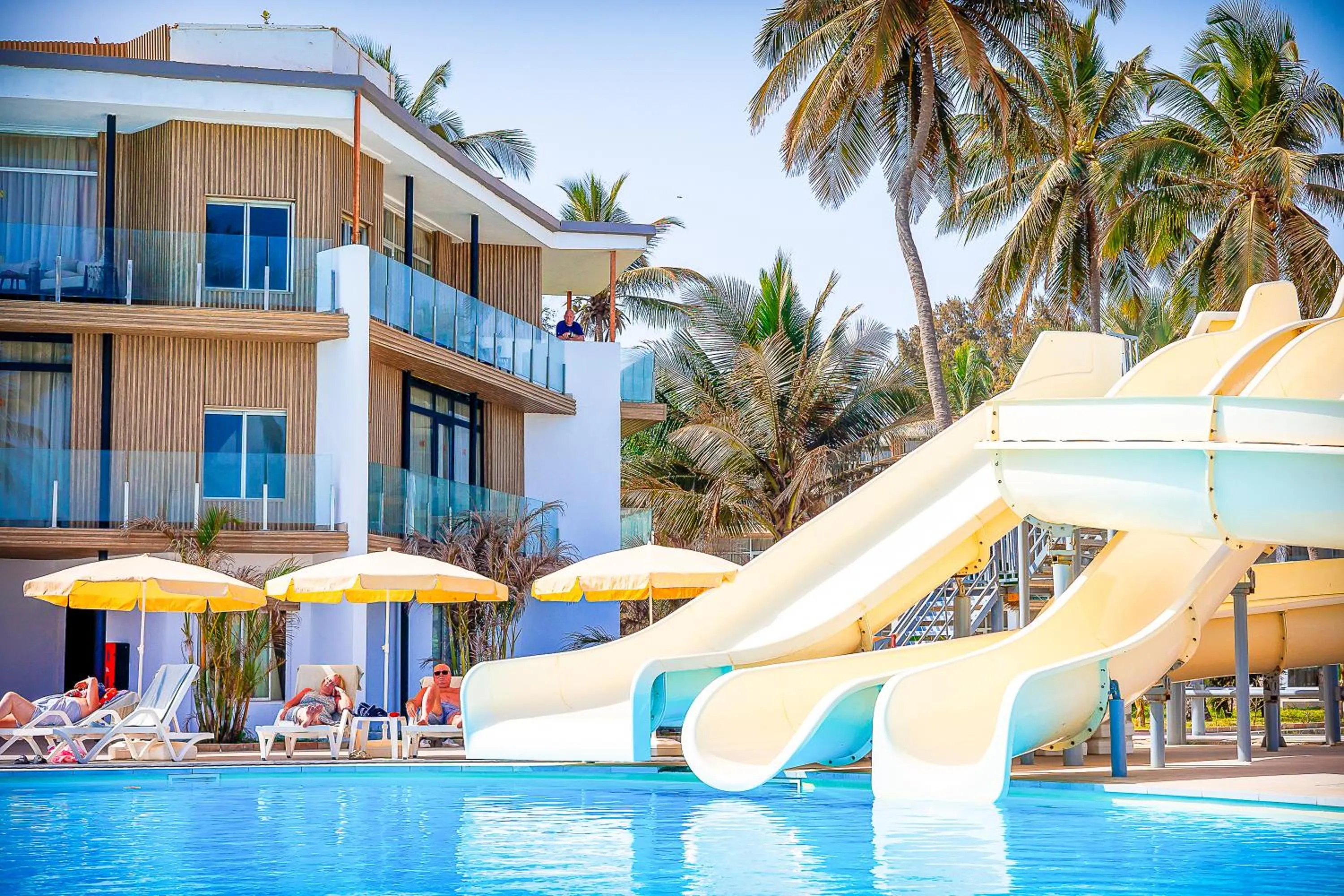 Pool view in Kombo Beach Resort