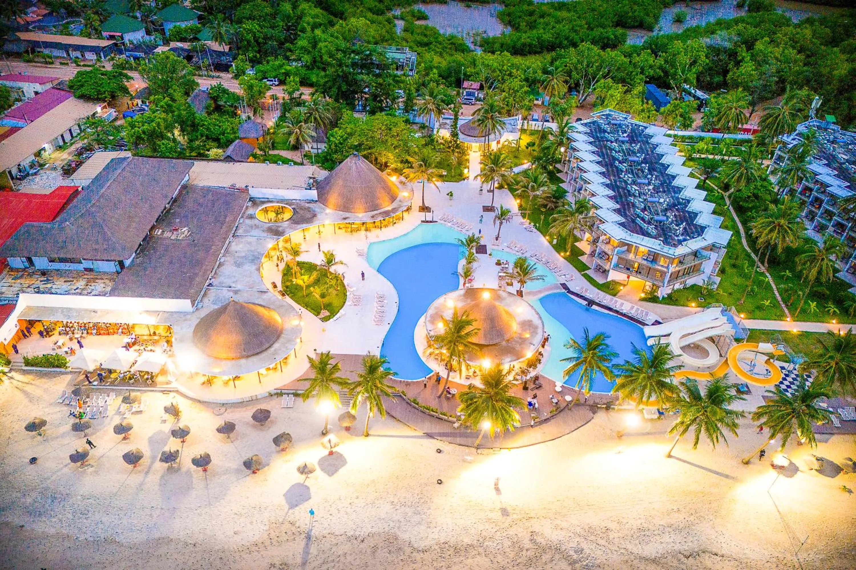 Bird's eye view in Kombo Beach Resort
