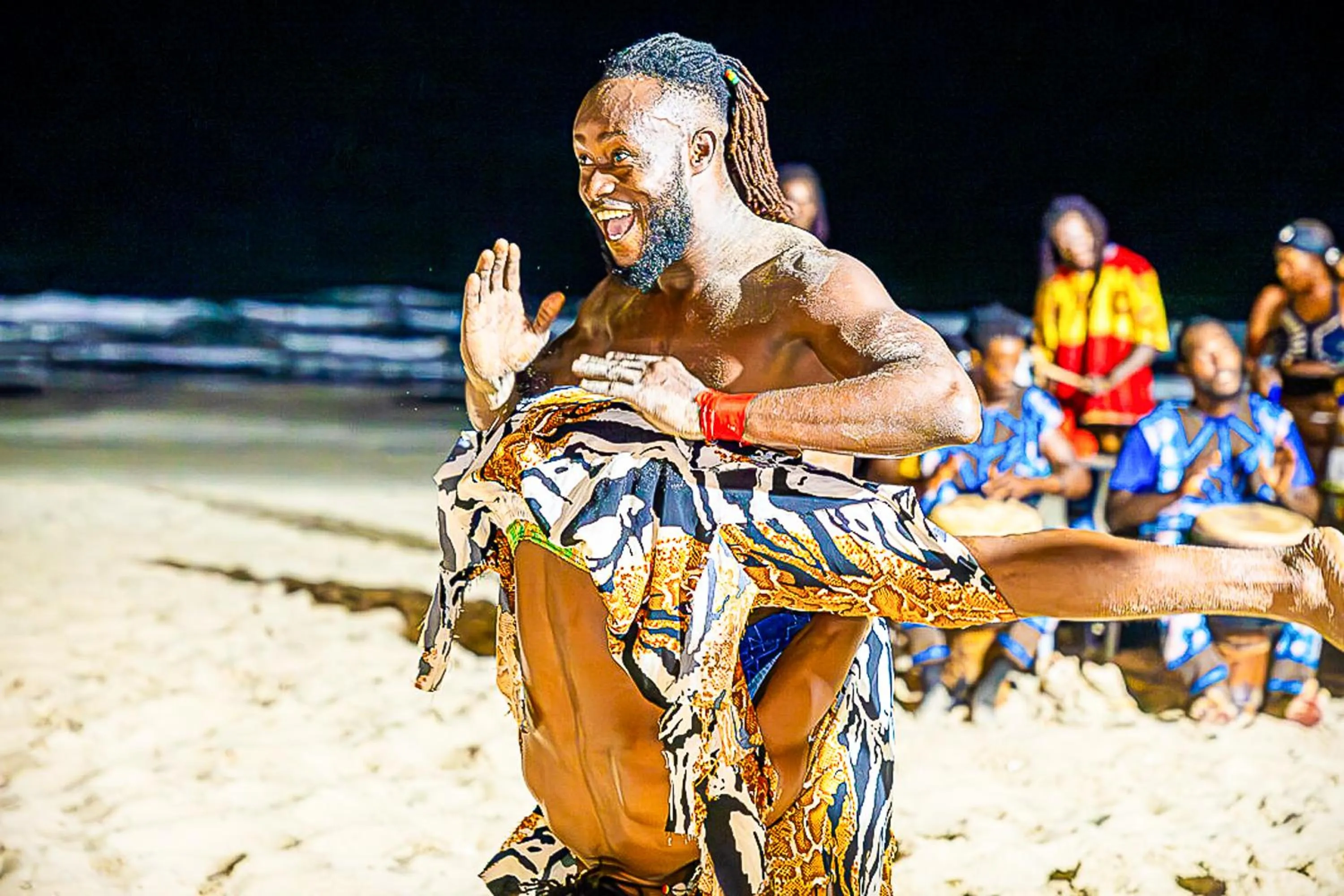 Evening entertainment in Kombo Beach Resort