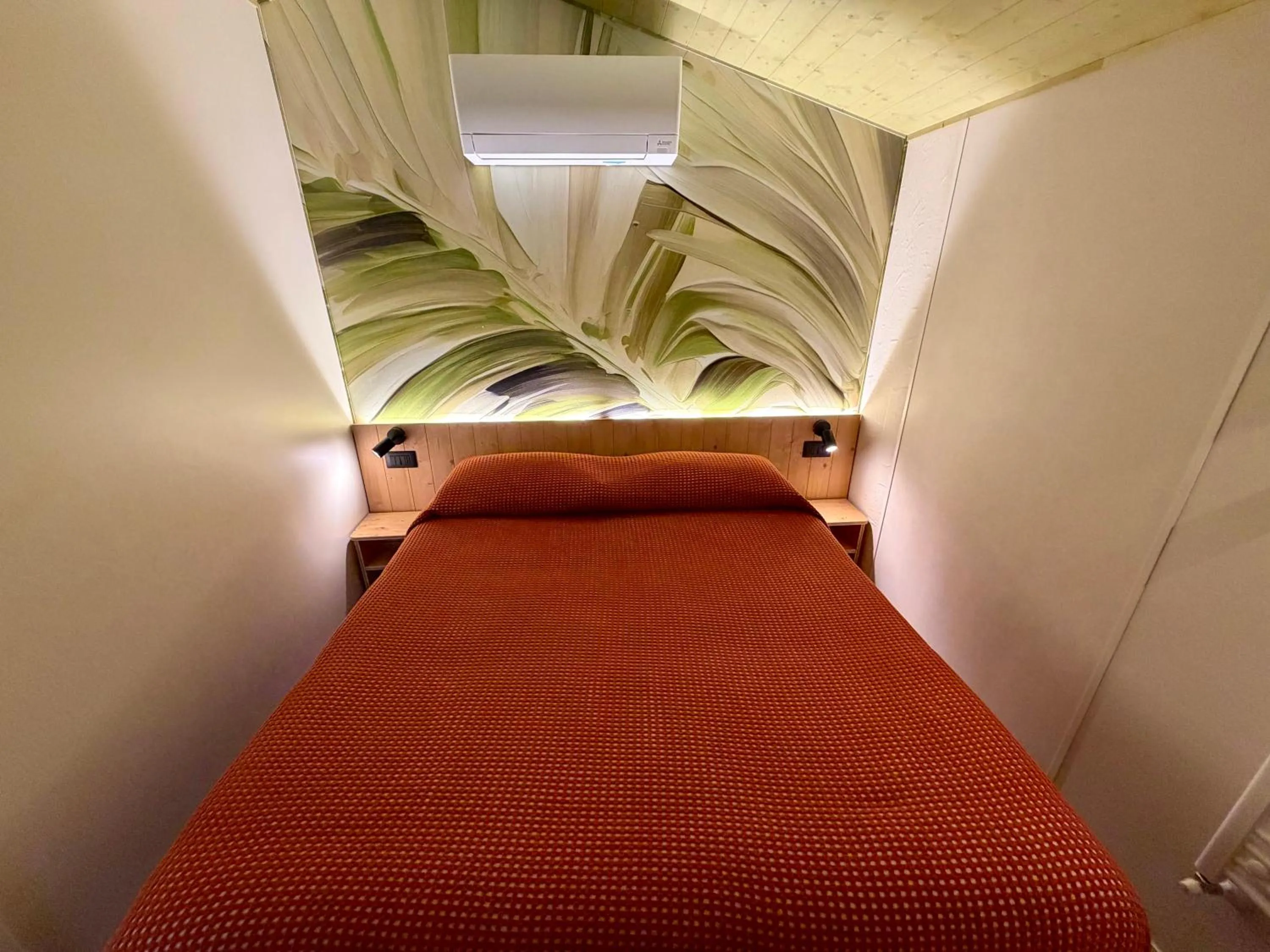 Bed in AGRITURISMO FARE BIO