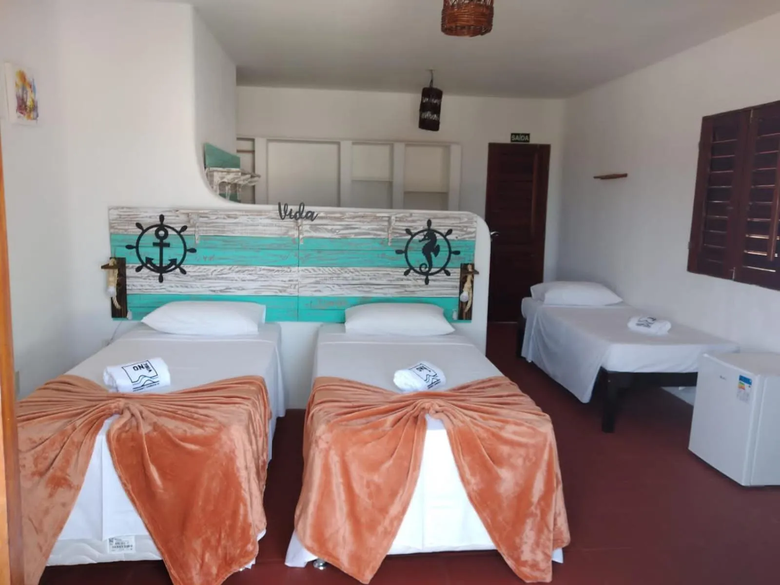 Bed in Pousada ON VIBE Cumbuco