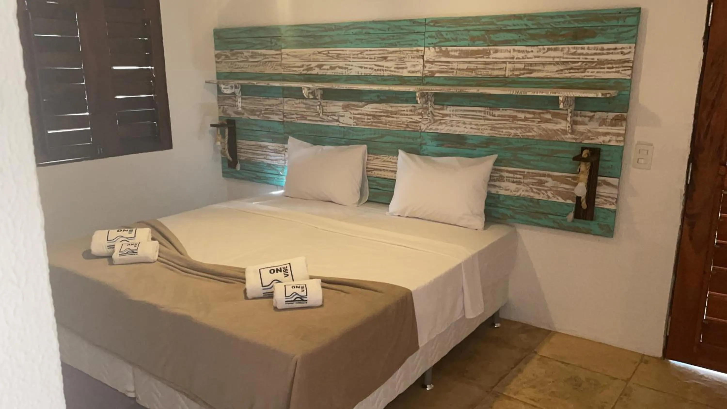 Bed in Pousada ON VIBE Cumbuco