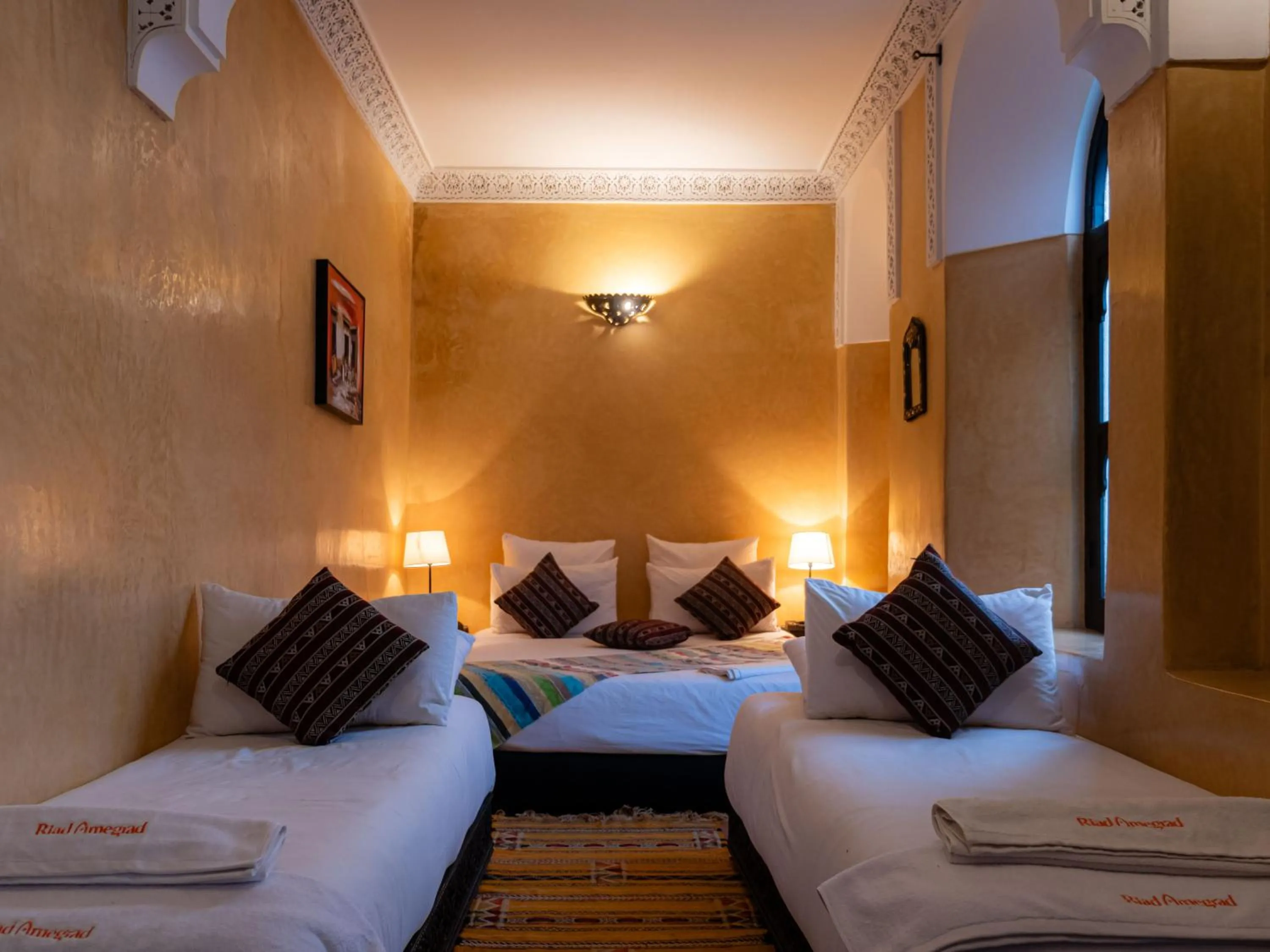 Bed in Riad Amegrad