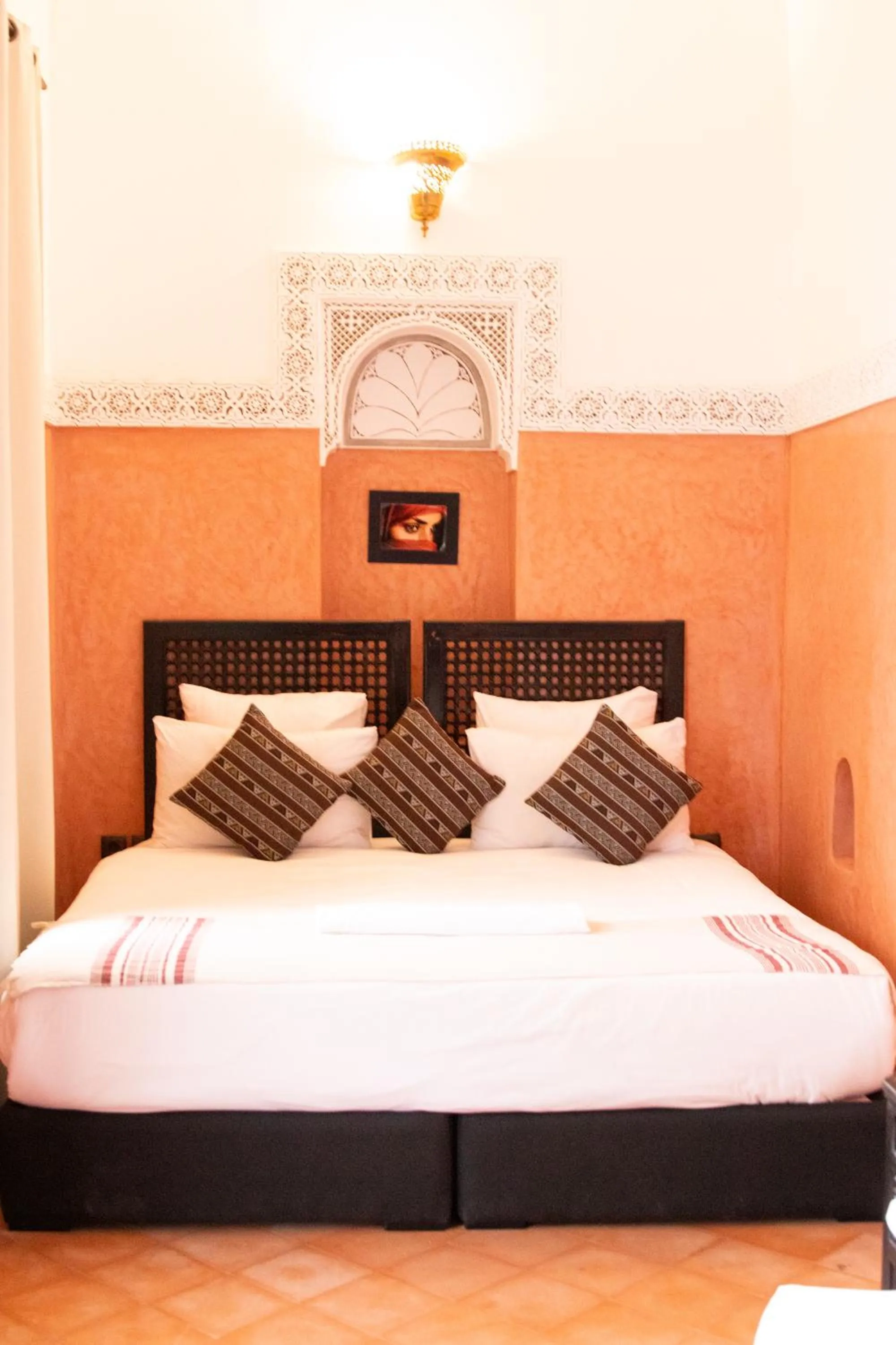 Bed in Riad Amegrad