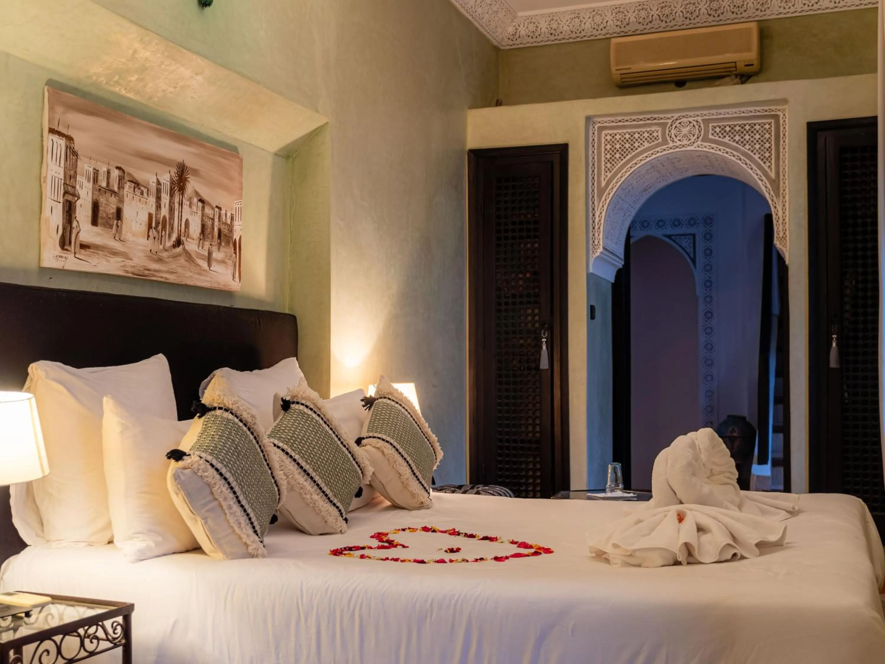 Bed in Riad Amegrad