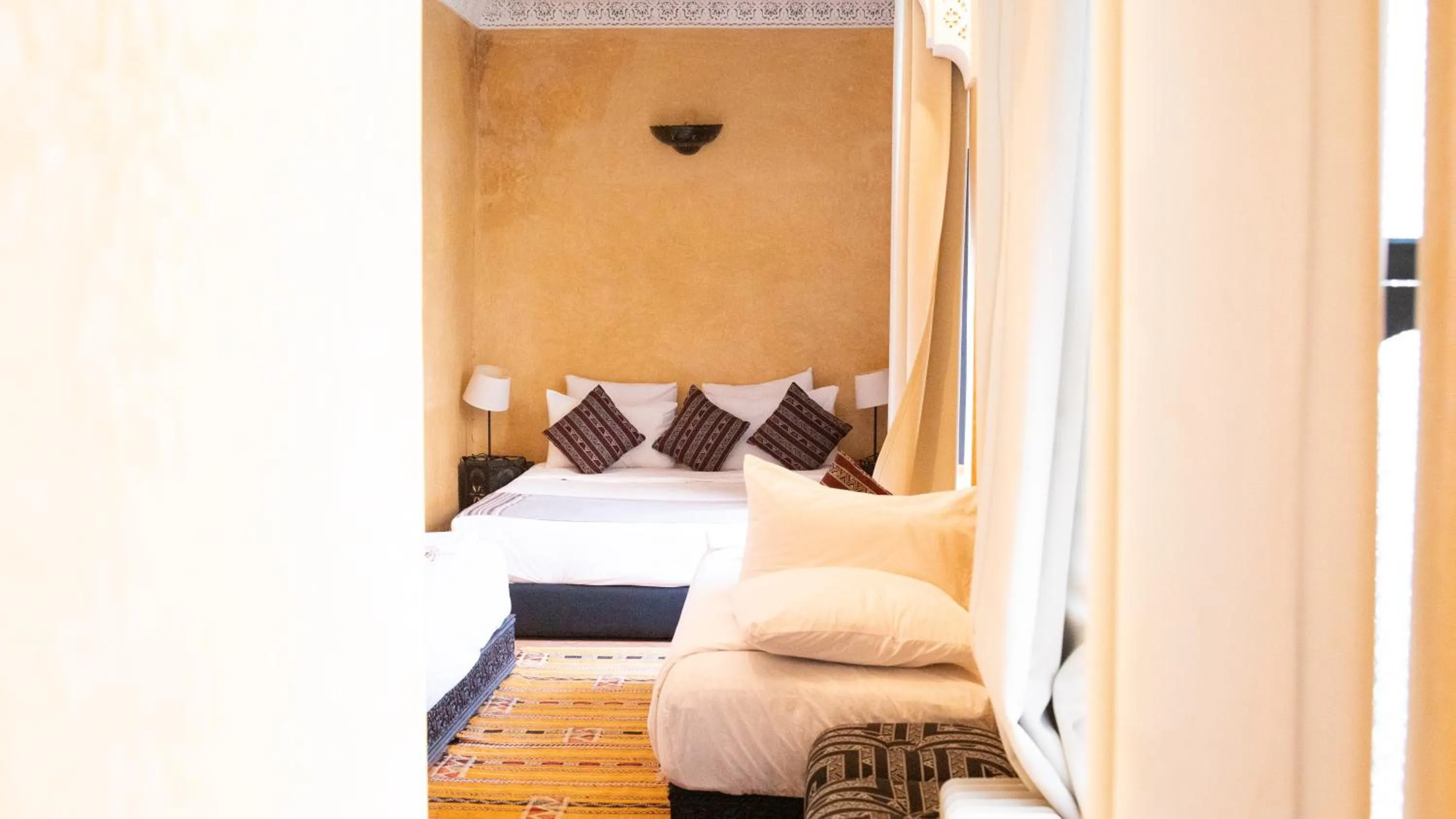 Bed in Riad Amegrad