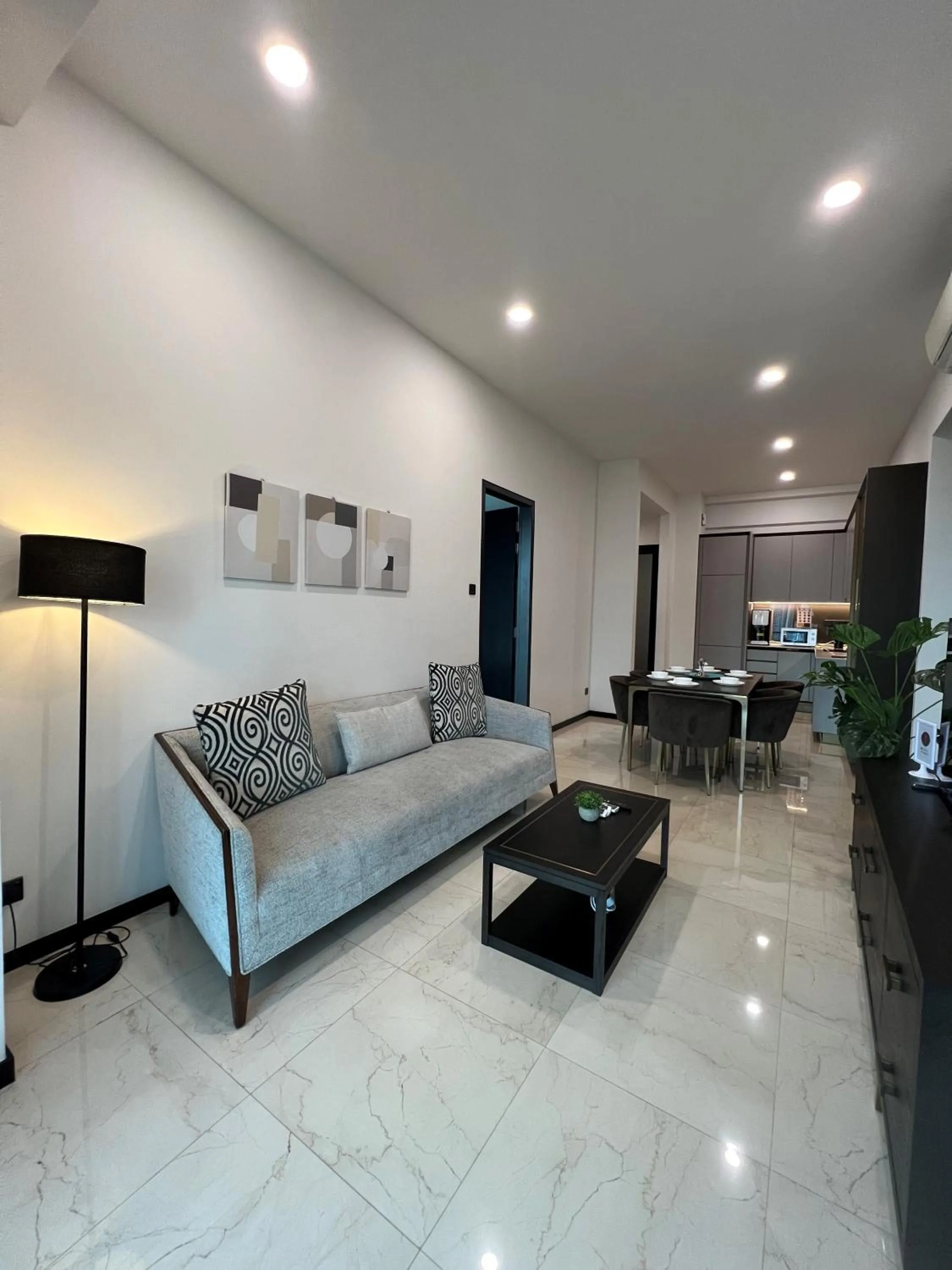 Living room in Opus Residence KL by EUcation Home