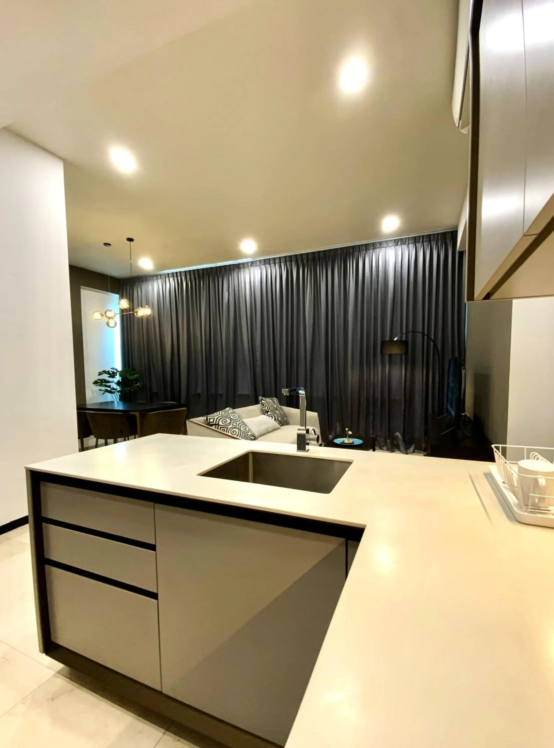 Living room in Opus Residence KL by EUcation Home