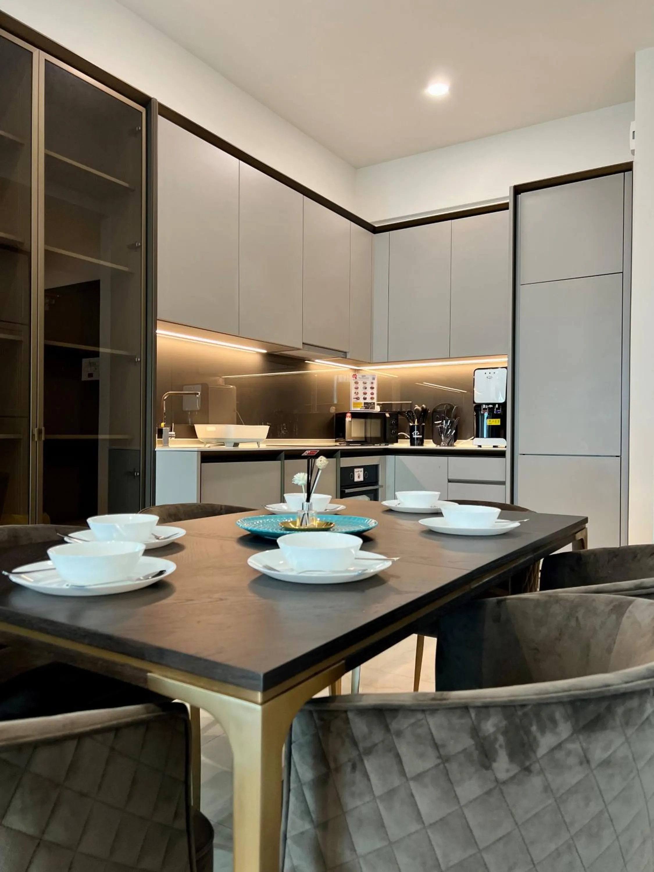 Kitchen or kitchenette in Opus Residence KL by EUcation Home