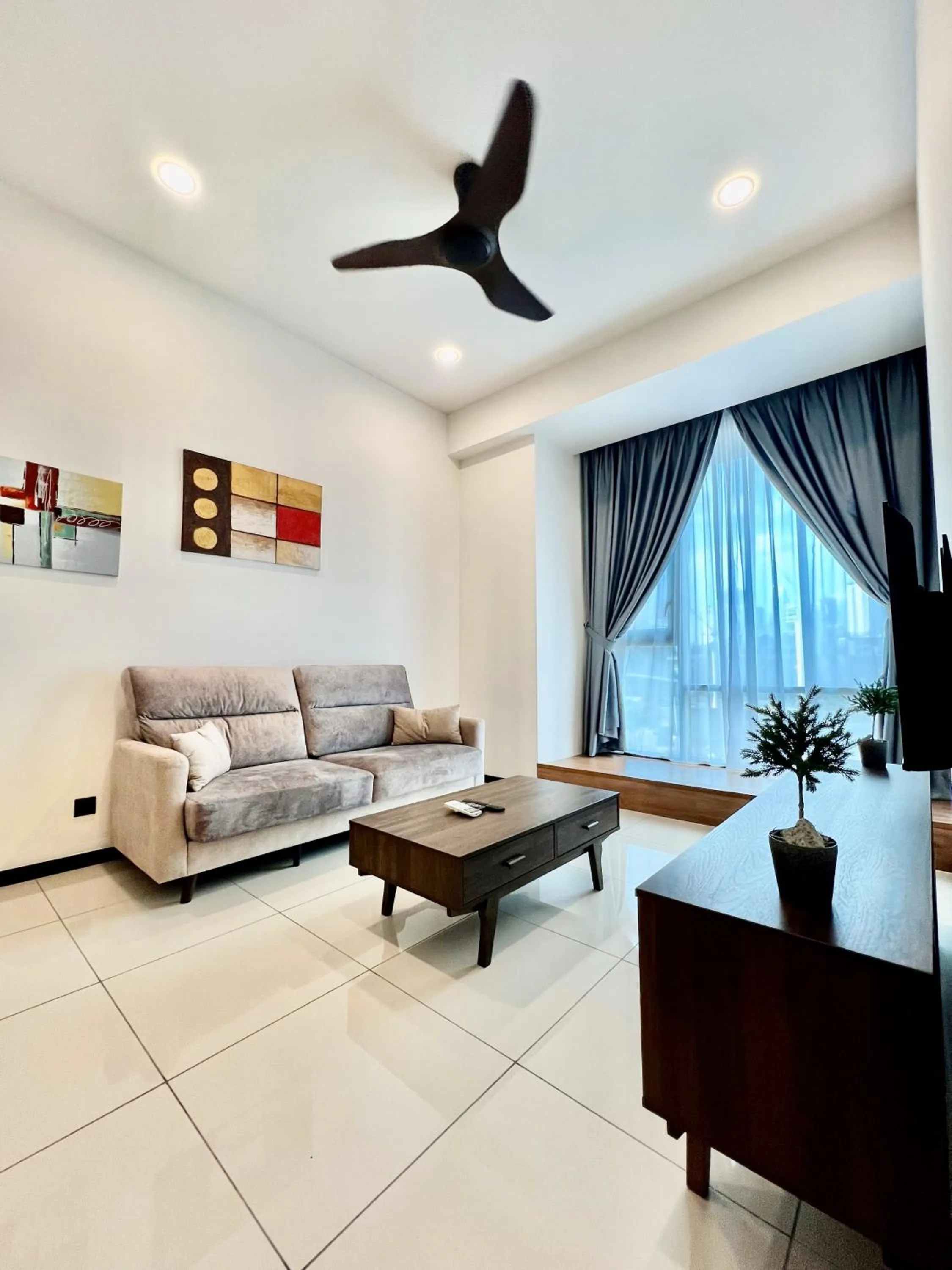 Living room in Opus Residence KL by EUcation Home