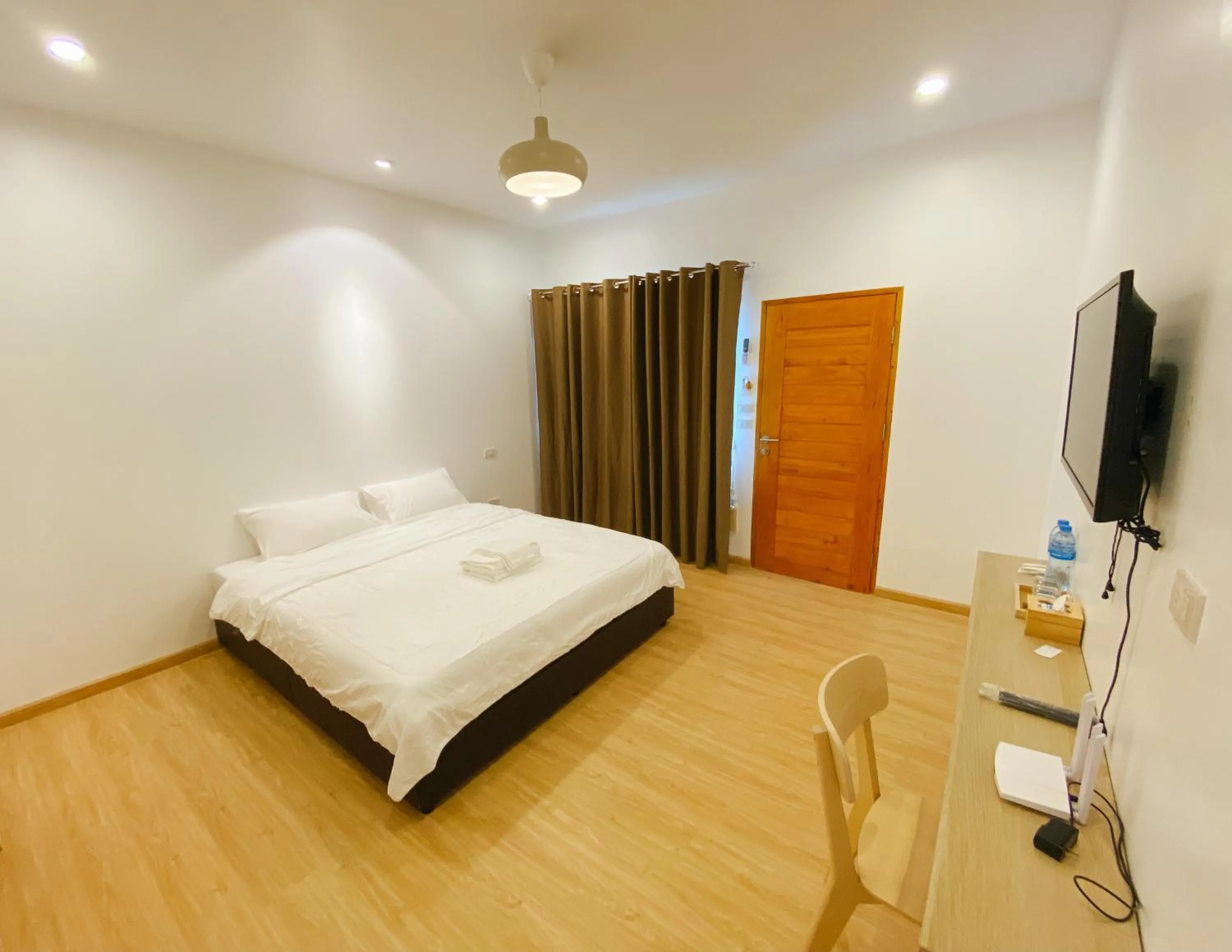 TV and multimedia, Bed in Sea Bear Resort ซีแบร์รีสอร์ต