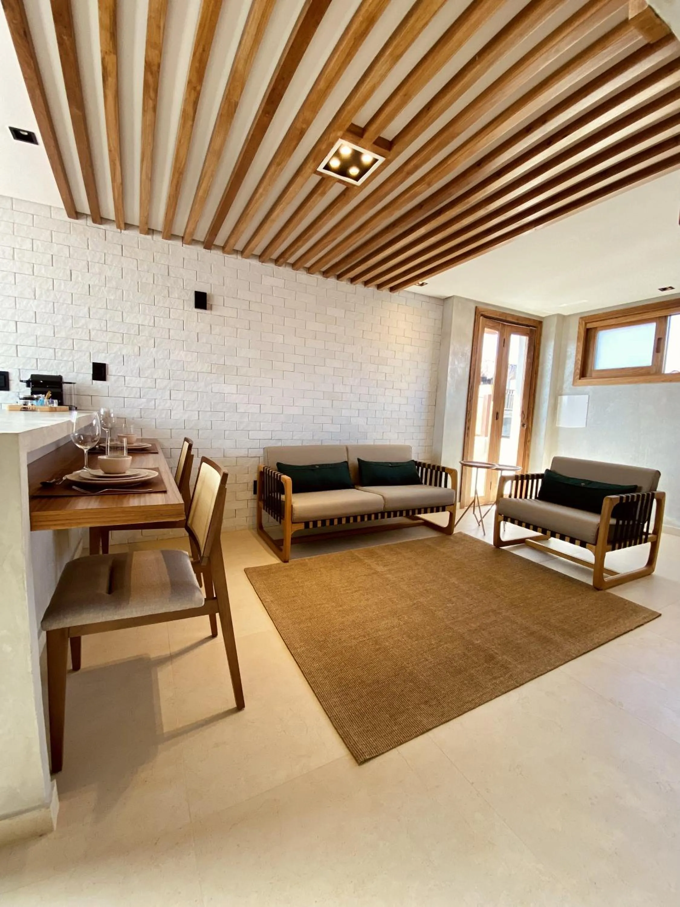 Living room in Maré Loft Praia