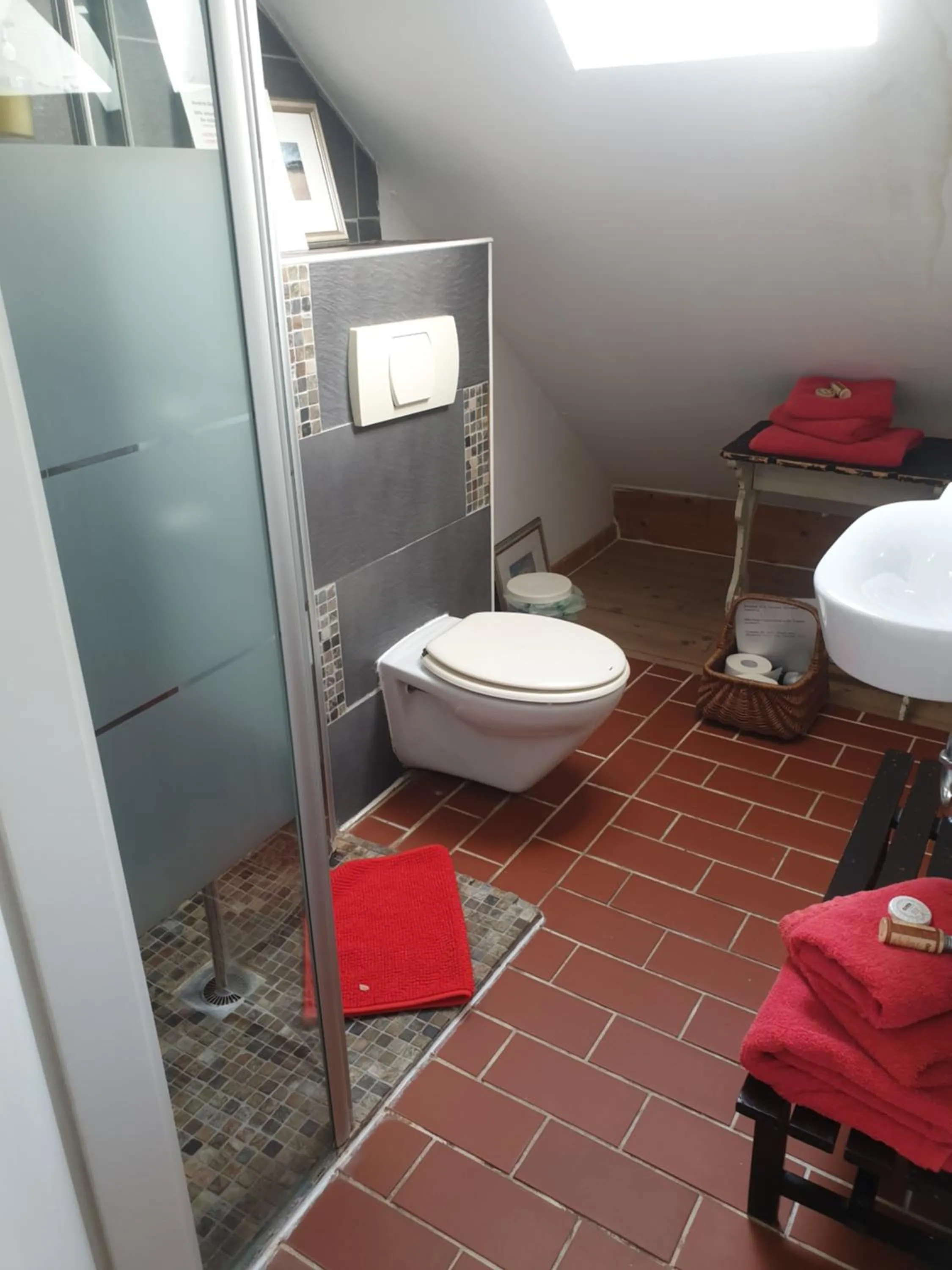 Bathroom in Rosindell cottage