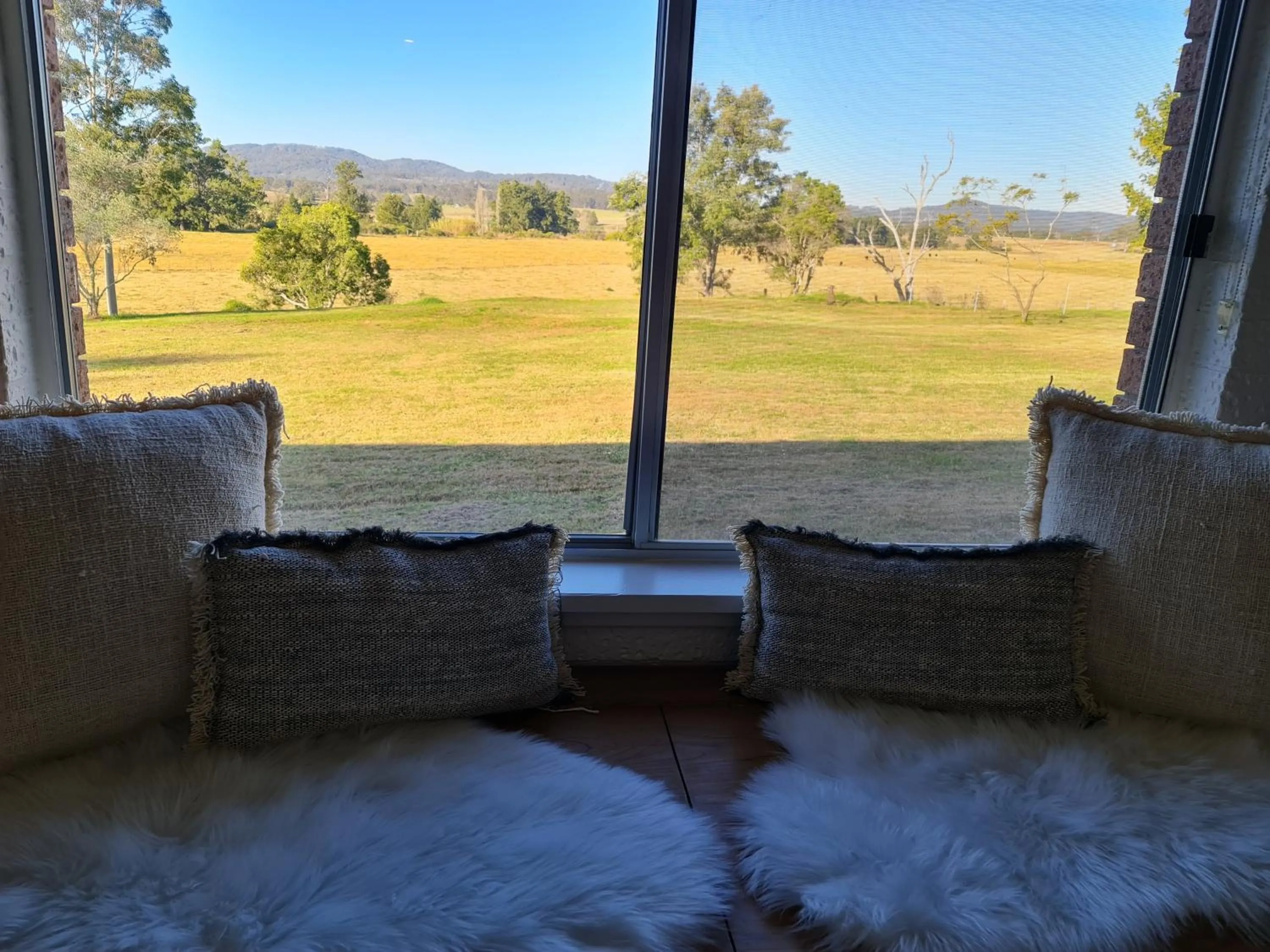Garden view in Vacy Hunter Valley Lodge
