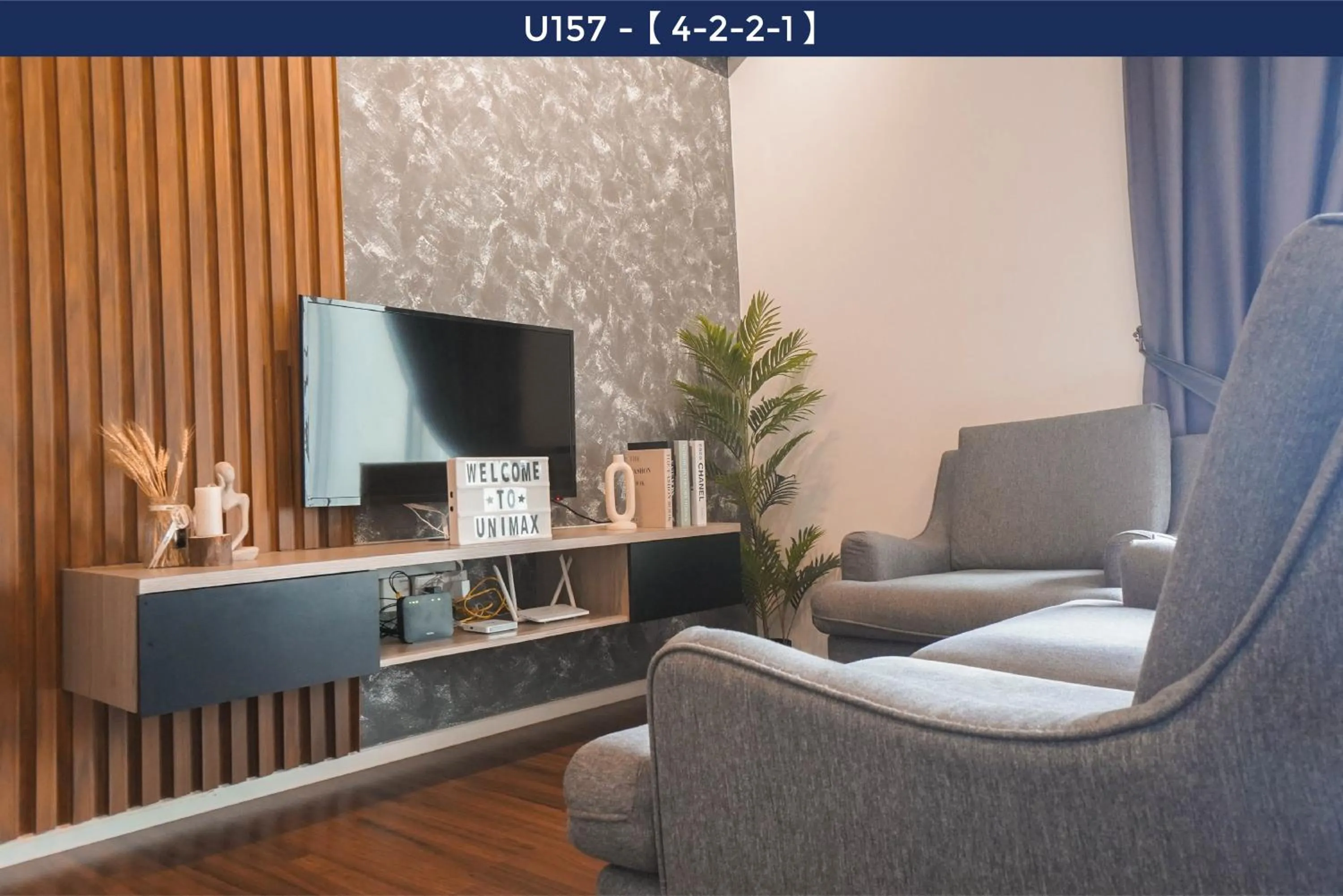 Living room in UNA Sunway Velocity Kuala Lumpur by Unimax
