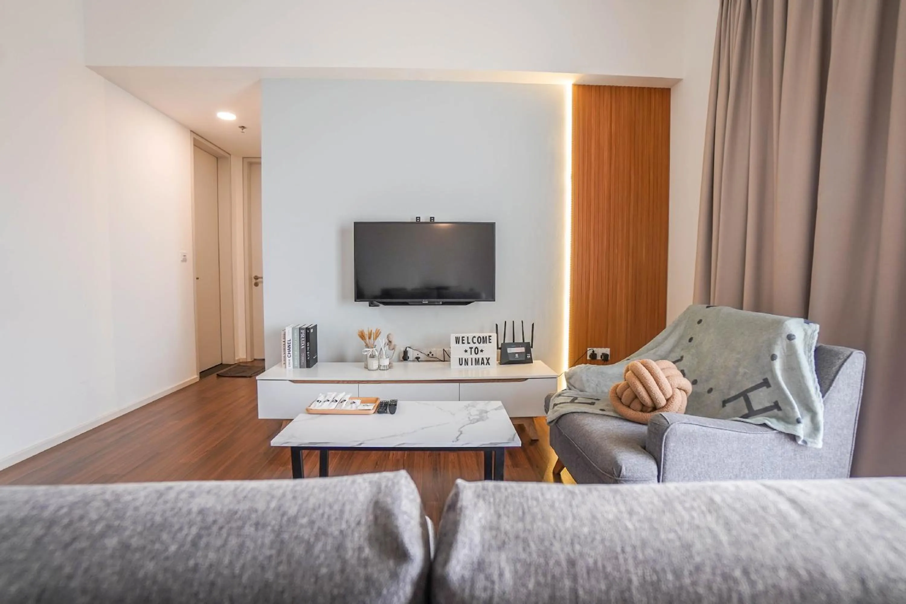Living room in UNA Sunway Velocity Kuala Lumpur by Unimax
