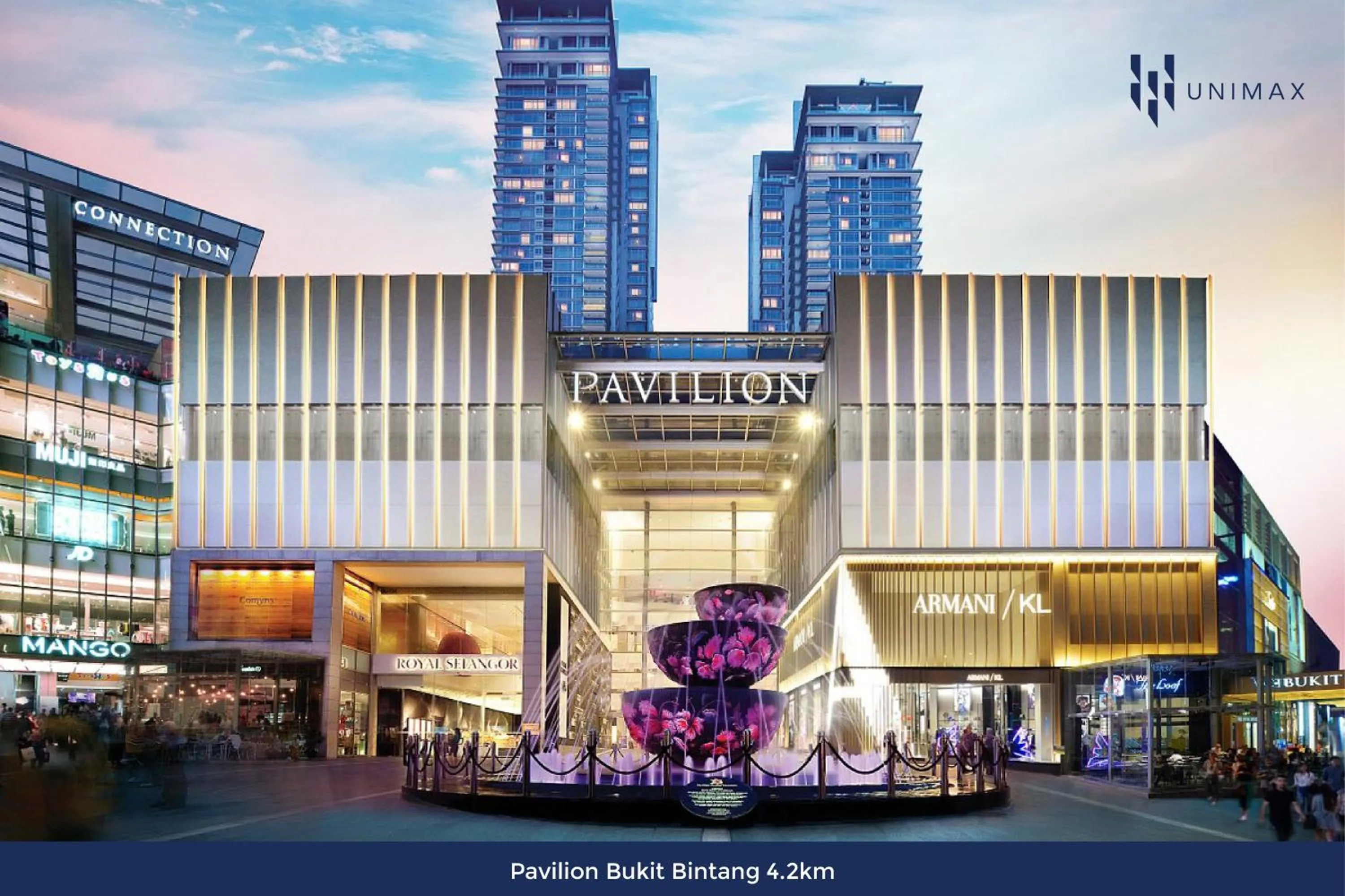 Nearby landmark in UNA Sunway Velocity Kuala Lumpur by Unimax