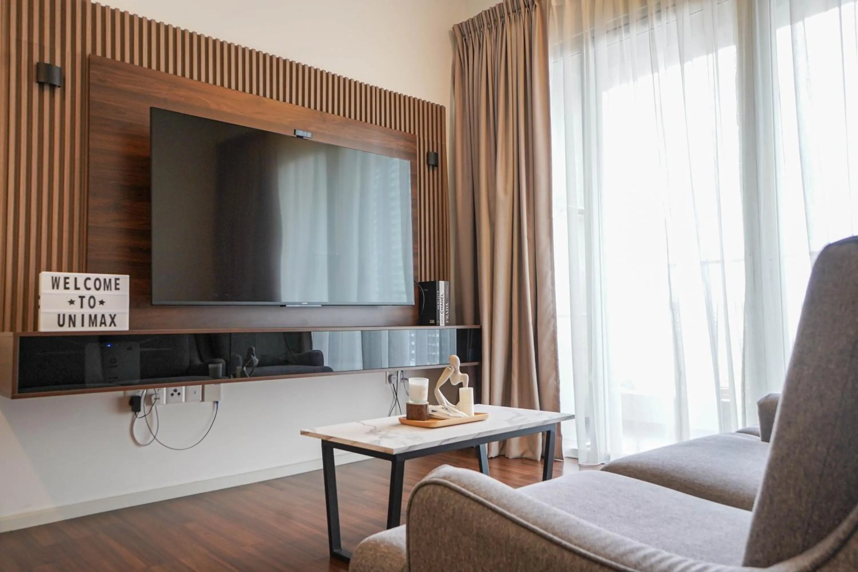 Living room in UNA Sunway Velocity Kuala Lumpur by Unimax