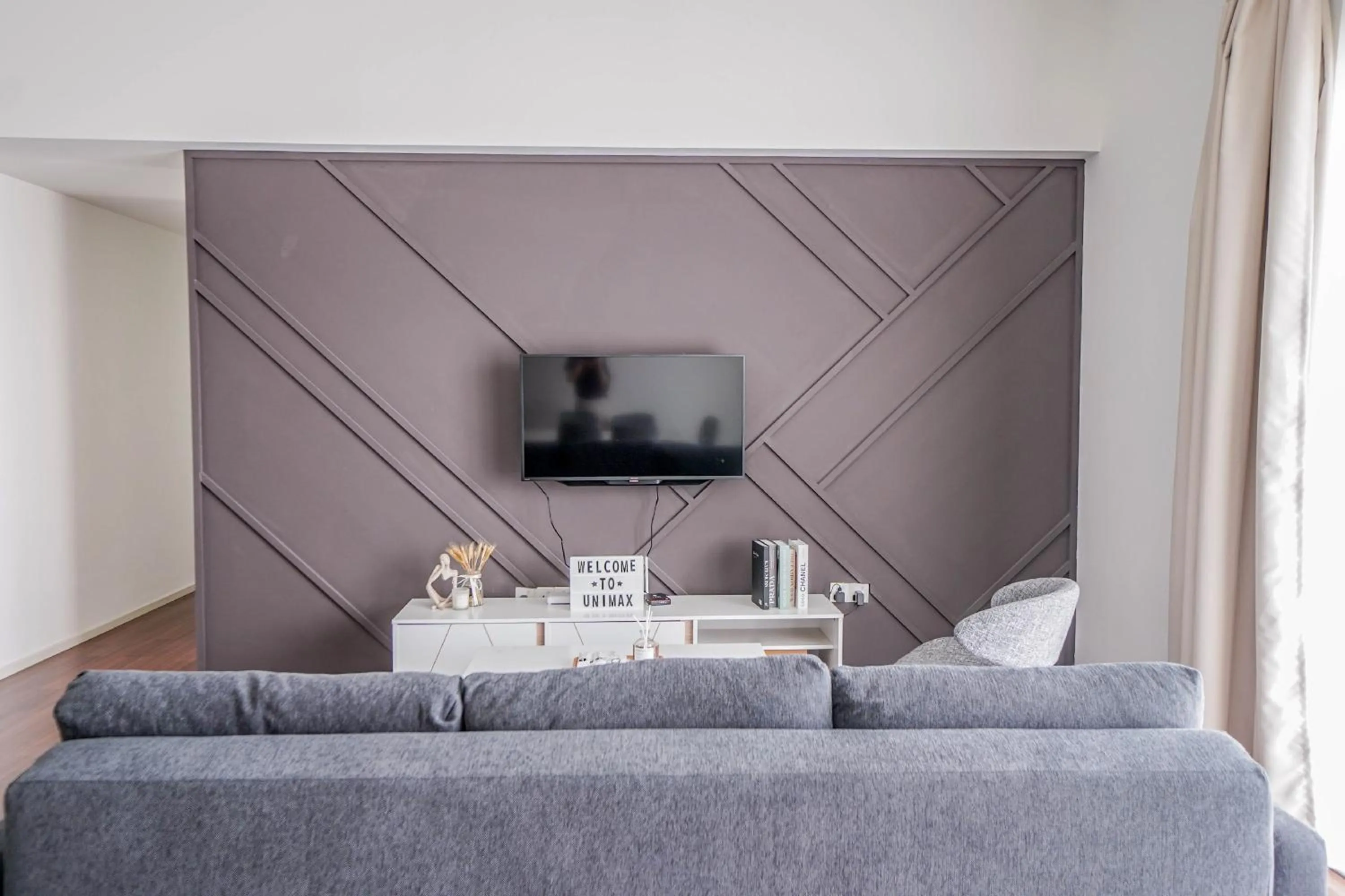 Living room in UNA Sunway Velocity Kuala Lumpur by Unimax