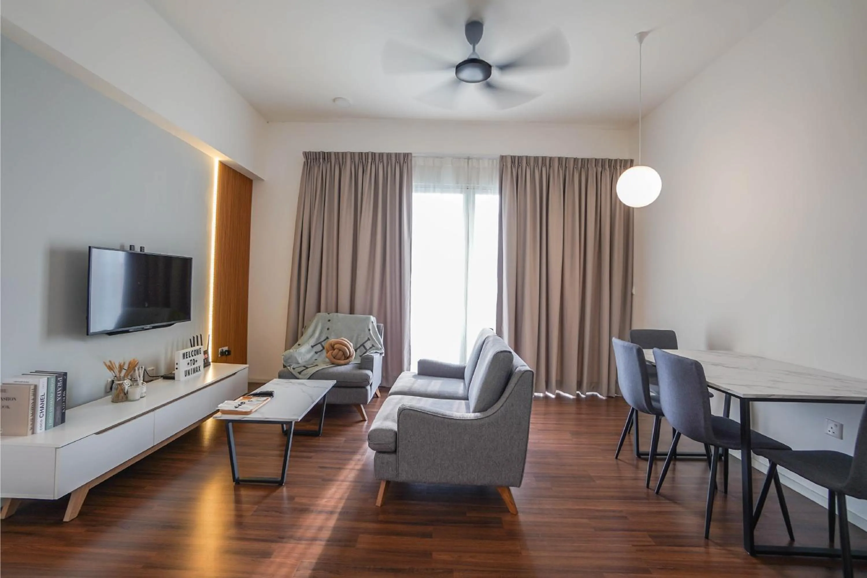 Living room in UNA Sunway Velocity Kuala Lumpur by Unimax