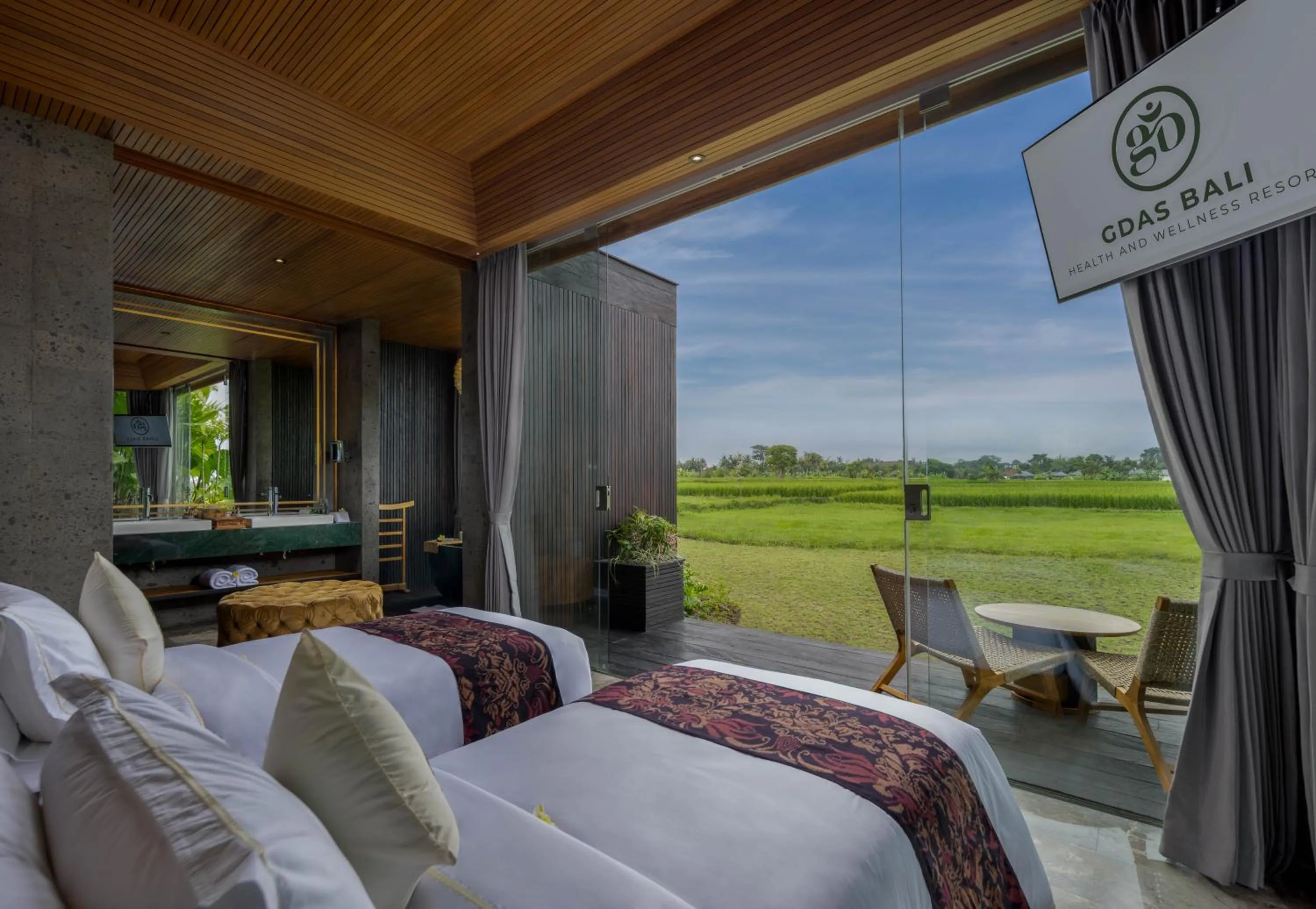 Bed in Gdas Bali Health and Wellness Resort - Adult Only